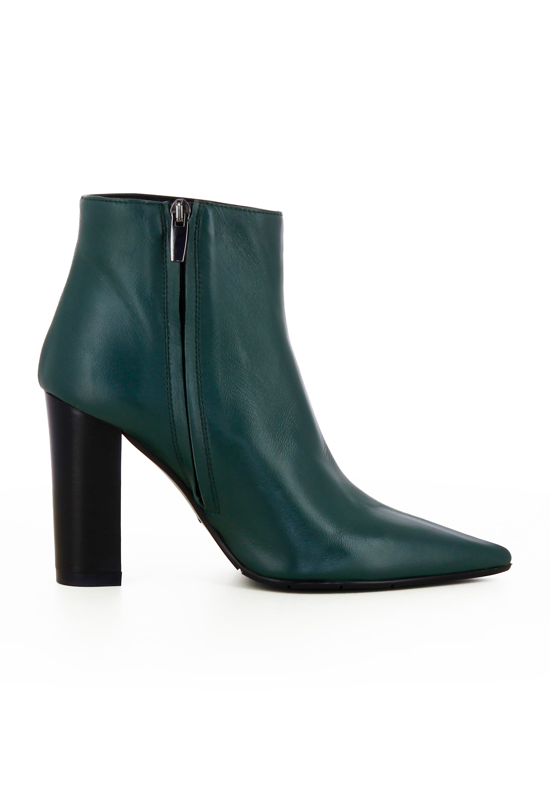 PIA Damen Stiefelette - Glattleder Grün