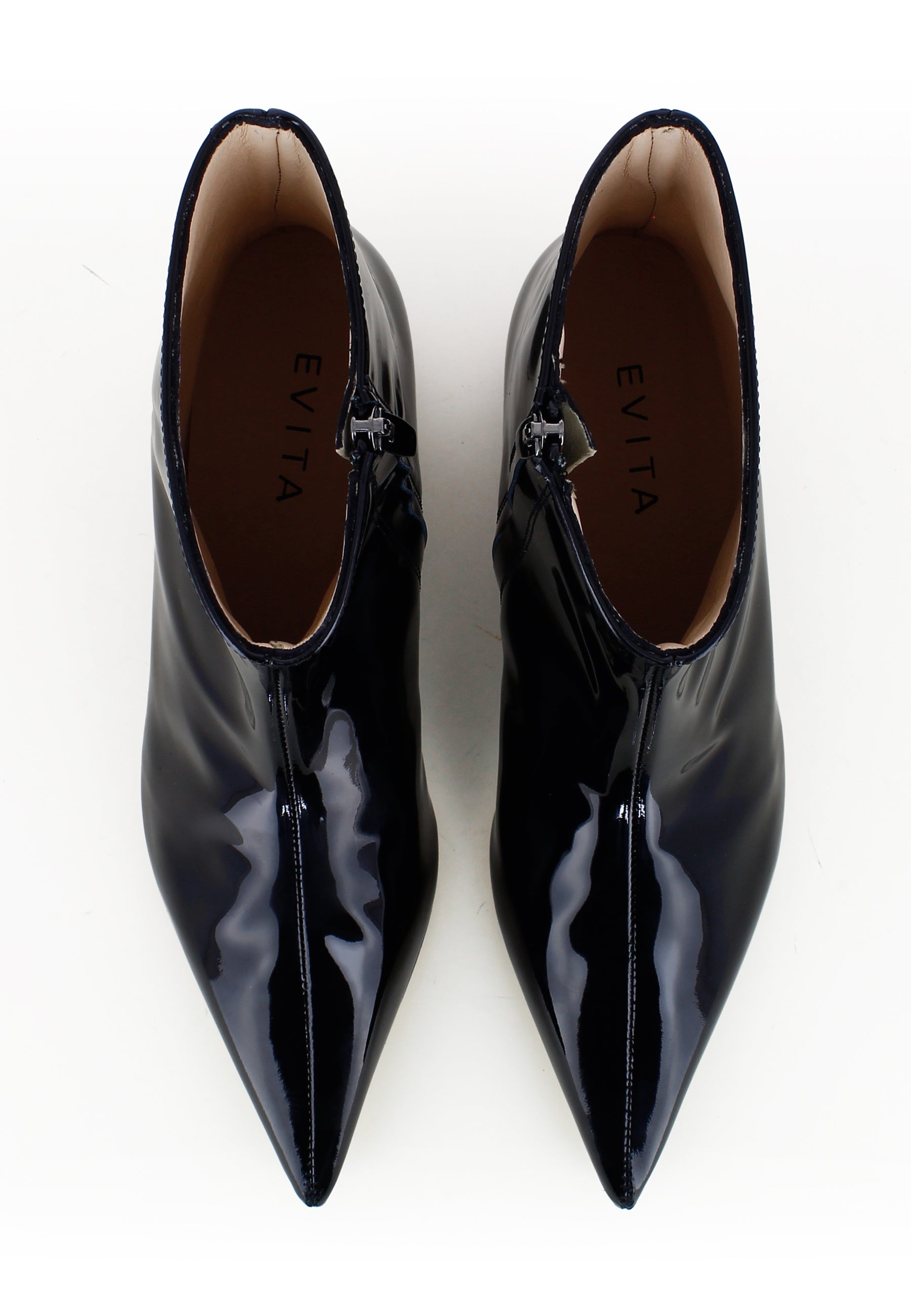 ROSALBA Damen Stiefelette - Glattleder Schwarz