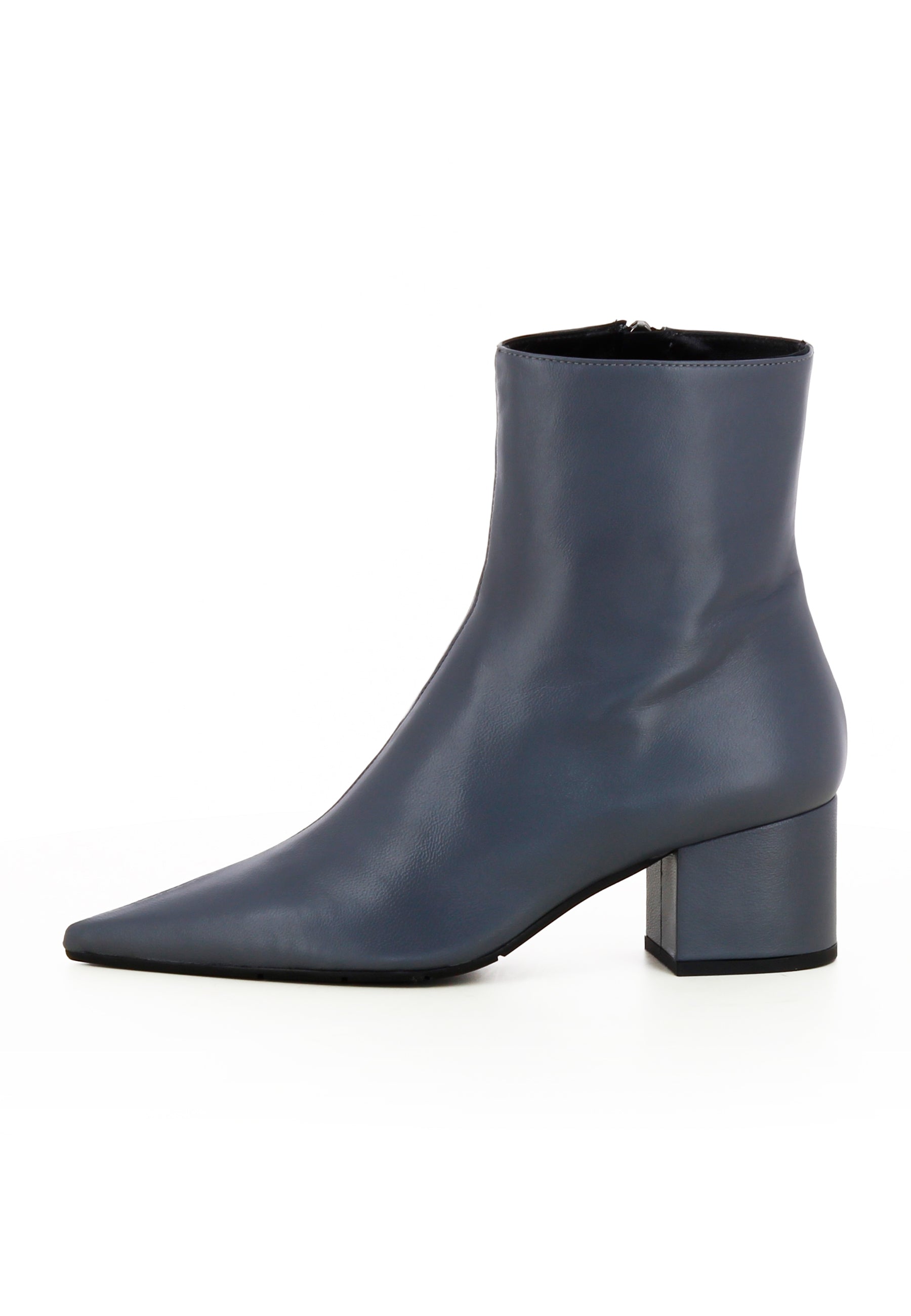 PERLA Damen Stiefelette - Glattleder Grau