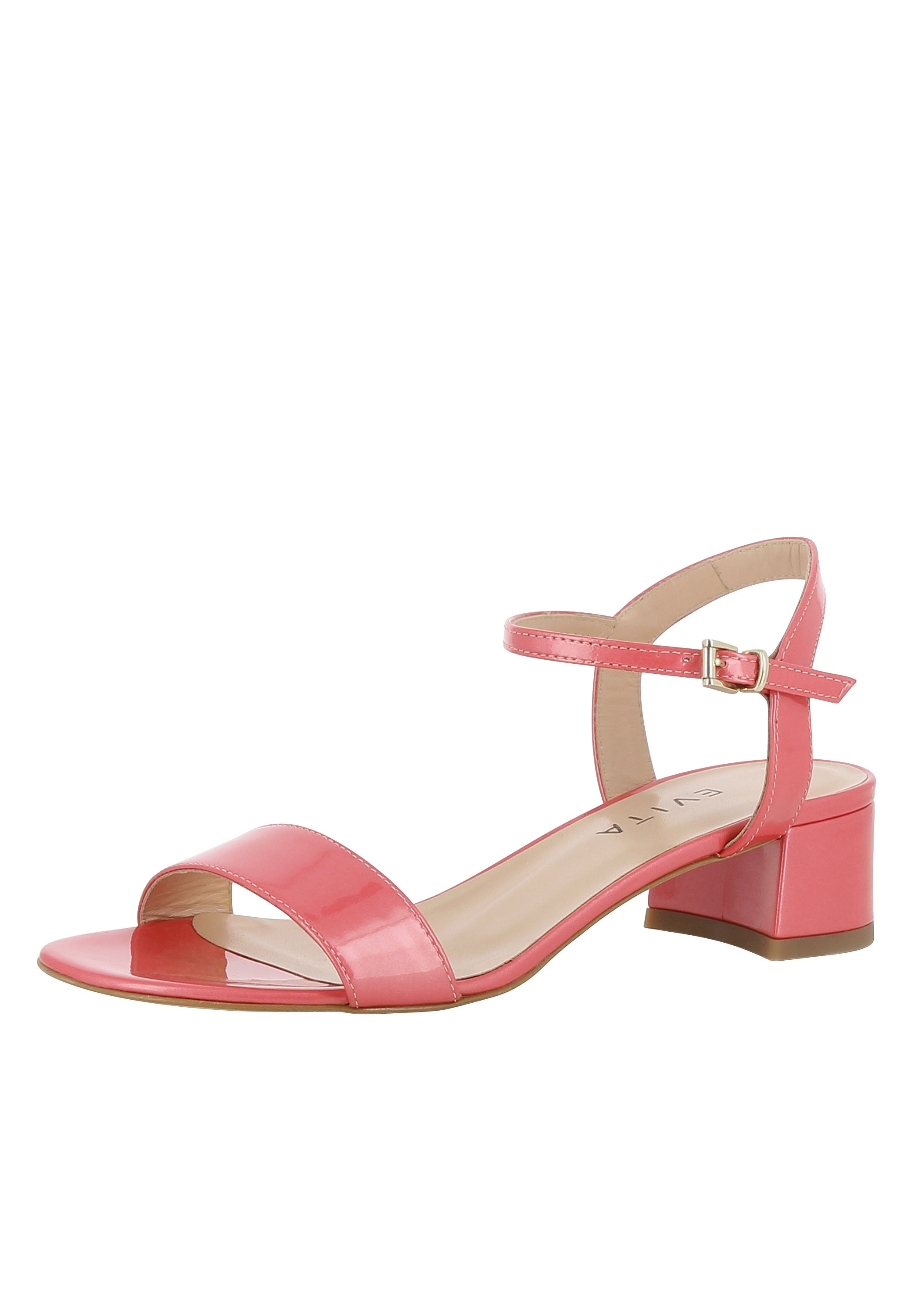 DARIA Damen Sandalette  -  Glanzleder koralle