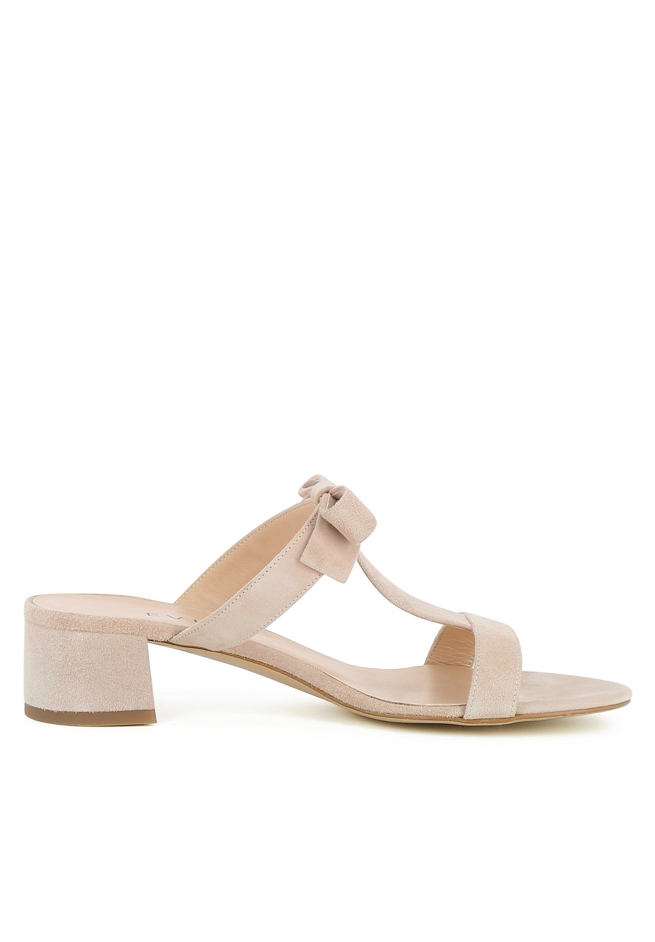 DARIA Damen Sandalette  -  Rauleder altrosa