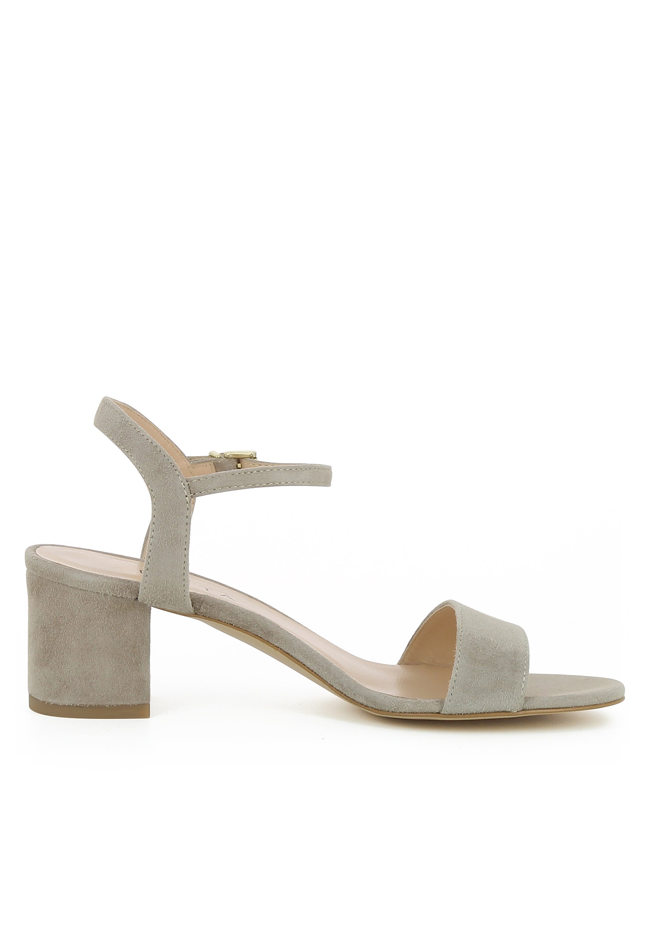 MARIELLA Damen Sandalette  -  Rauleder greige