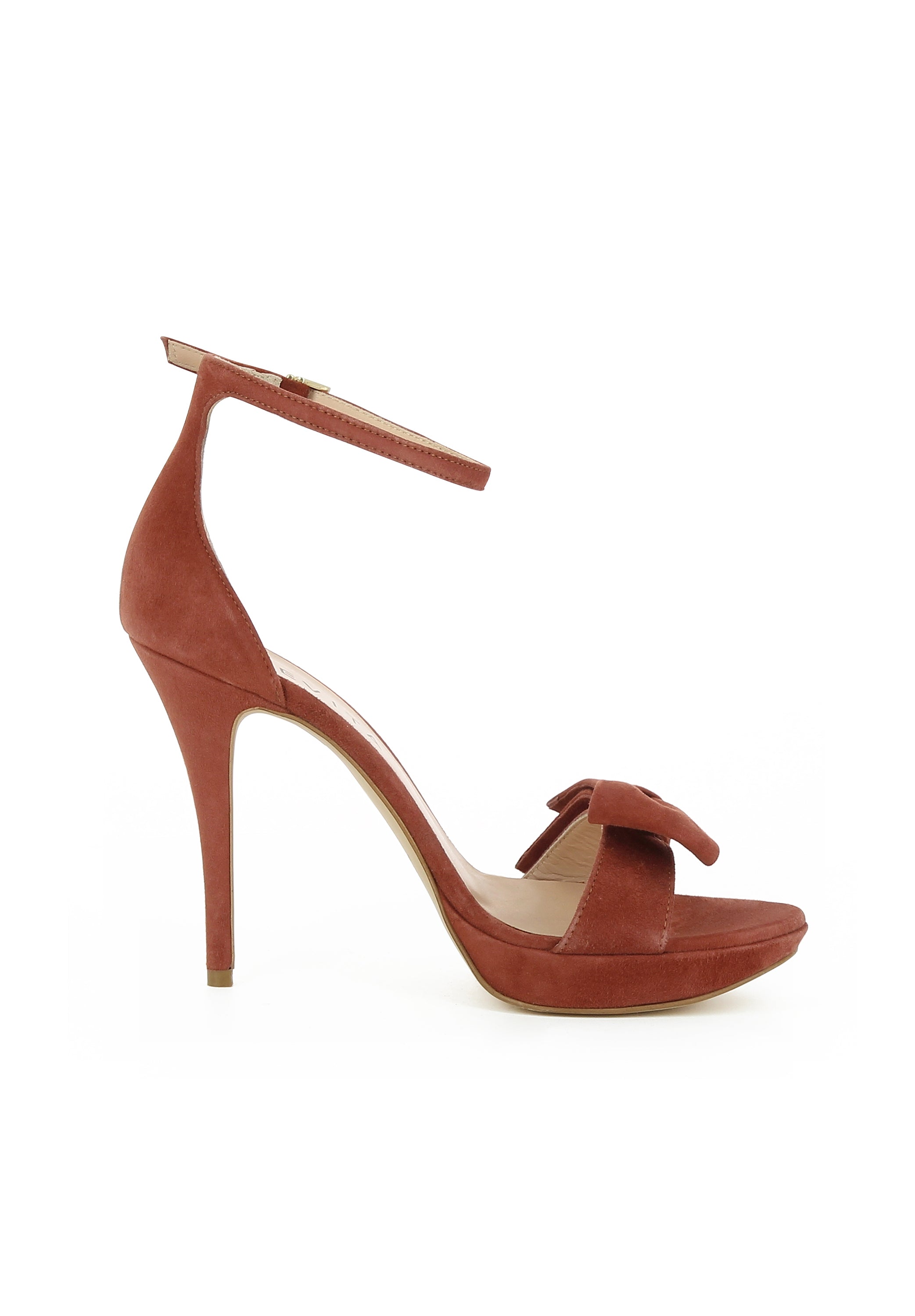 VALERIA Damen Sandalette  -  Rauleder rost