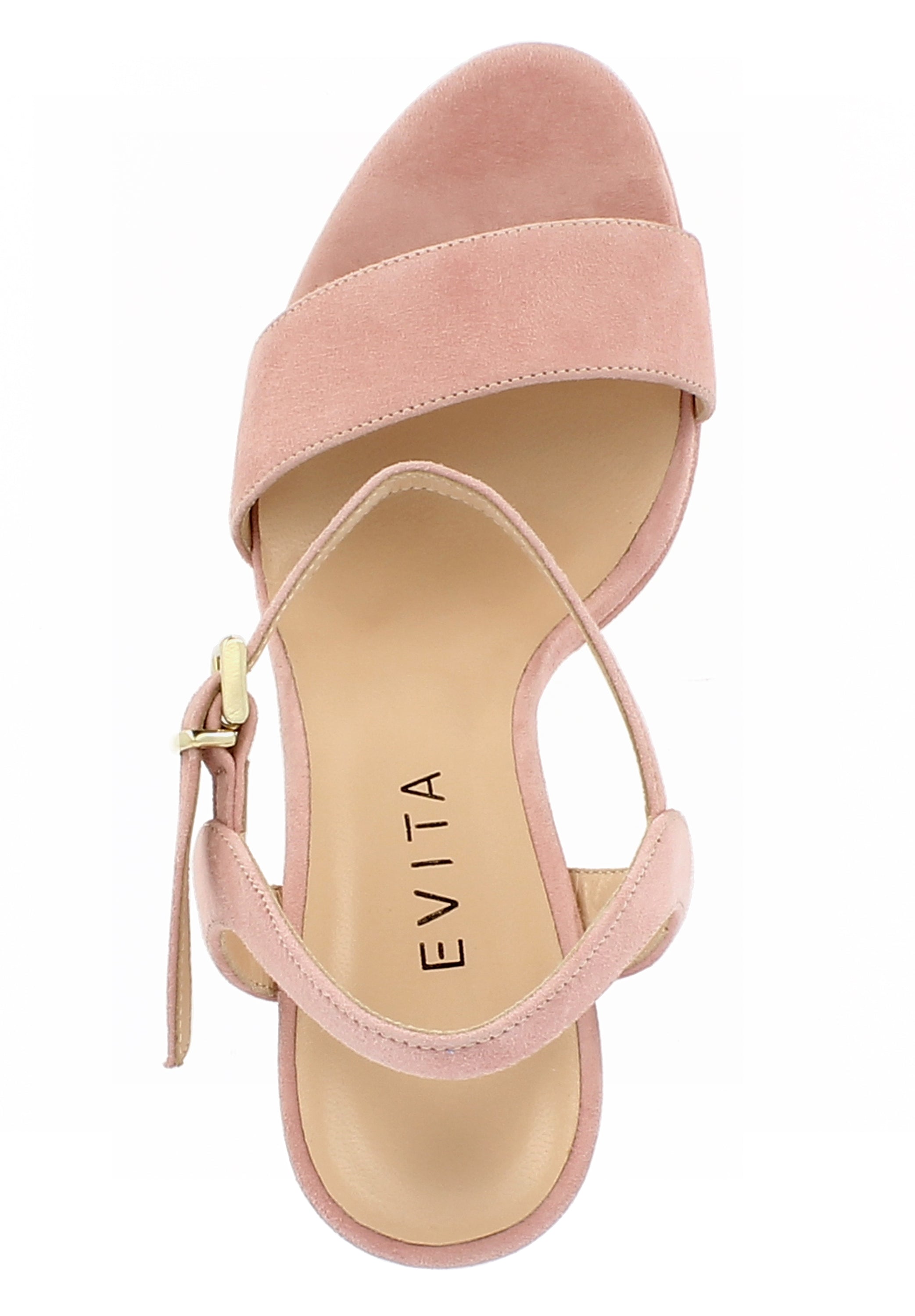 VALERIA Damen Sandalette  -  Rauleder rosa