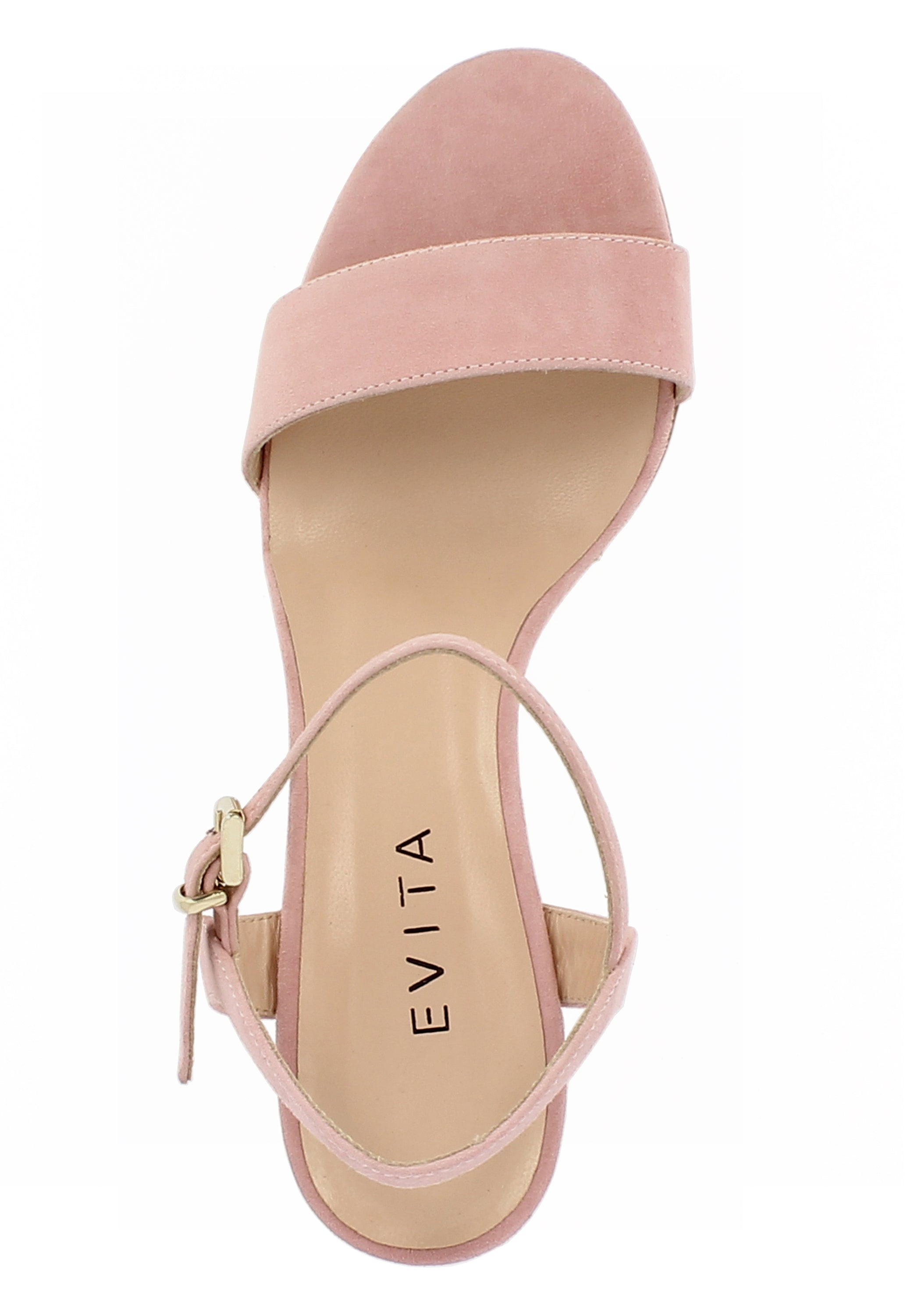 MARIELLA Damen Sandalette  -  Rauleder rosa