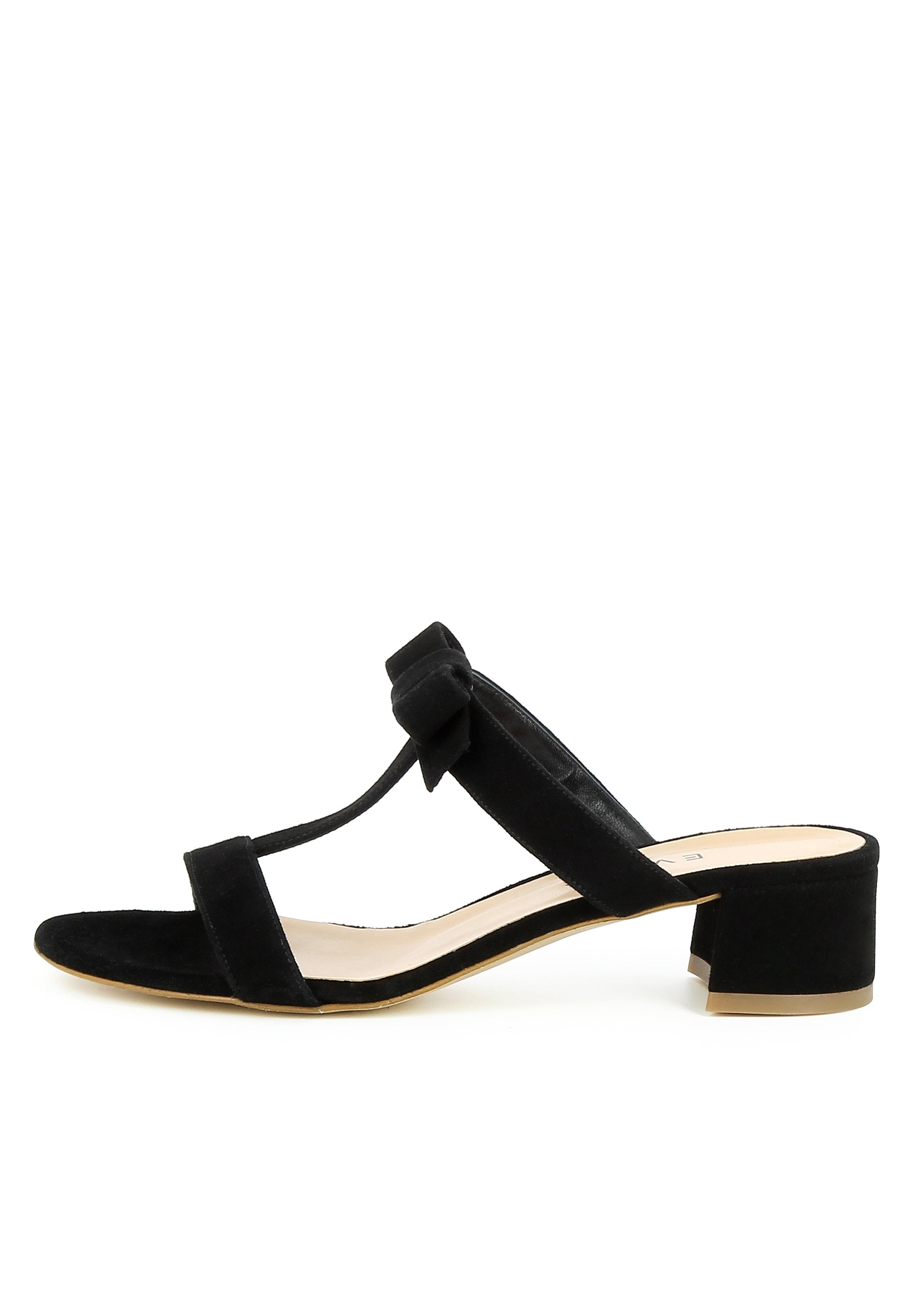 DARIA Damen Sandalette  -  Rauleder schwarz