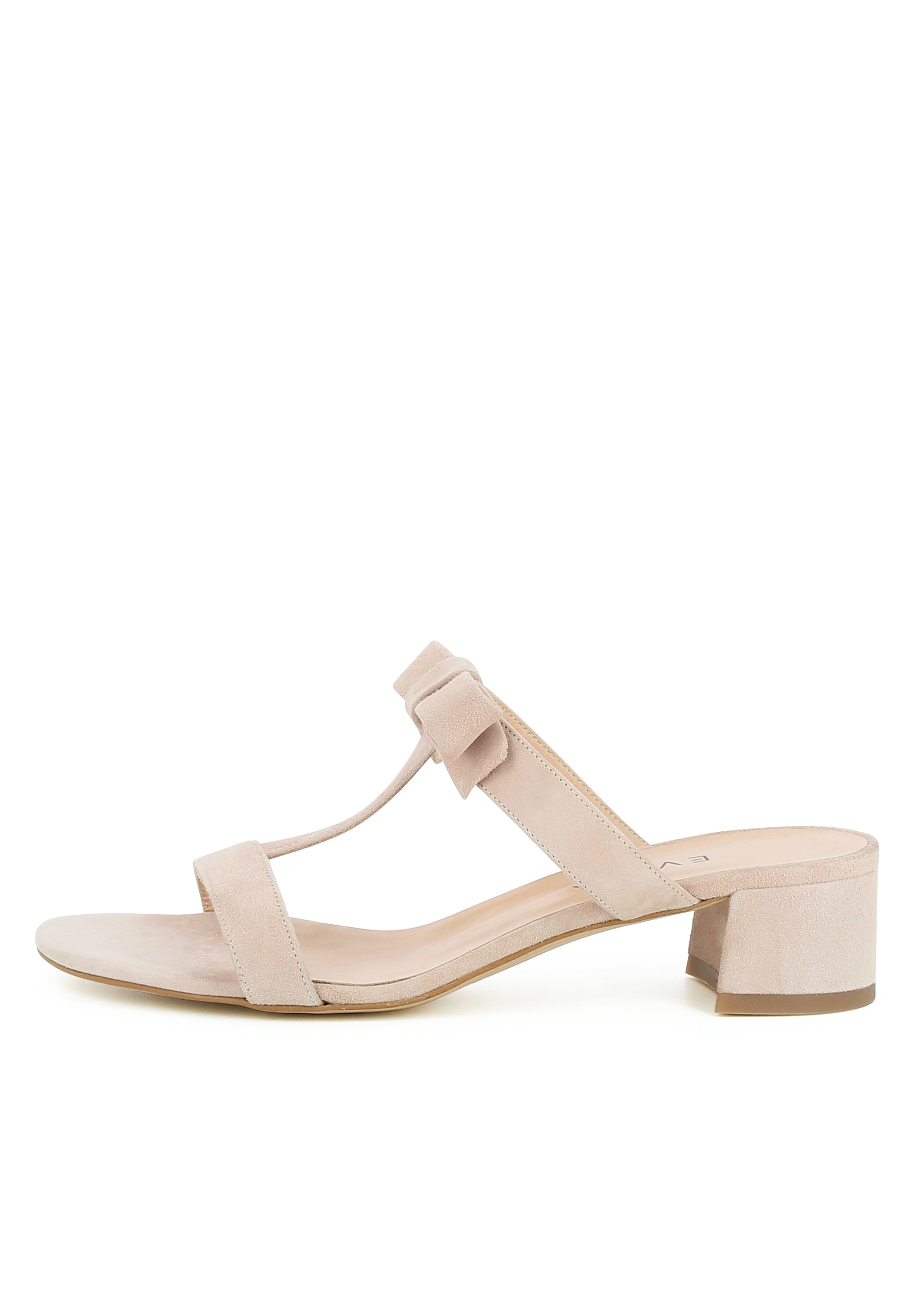 DARIA Damen Sandalette  -  Rauleder altrosa
