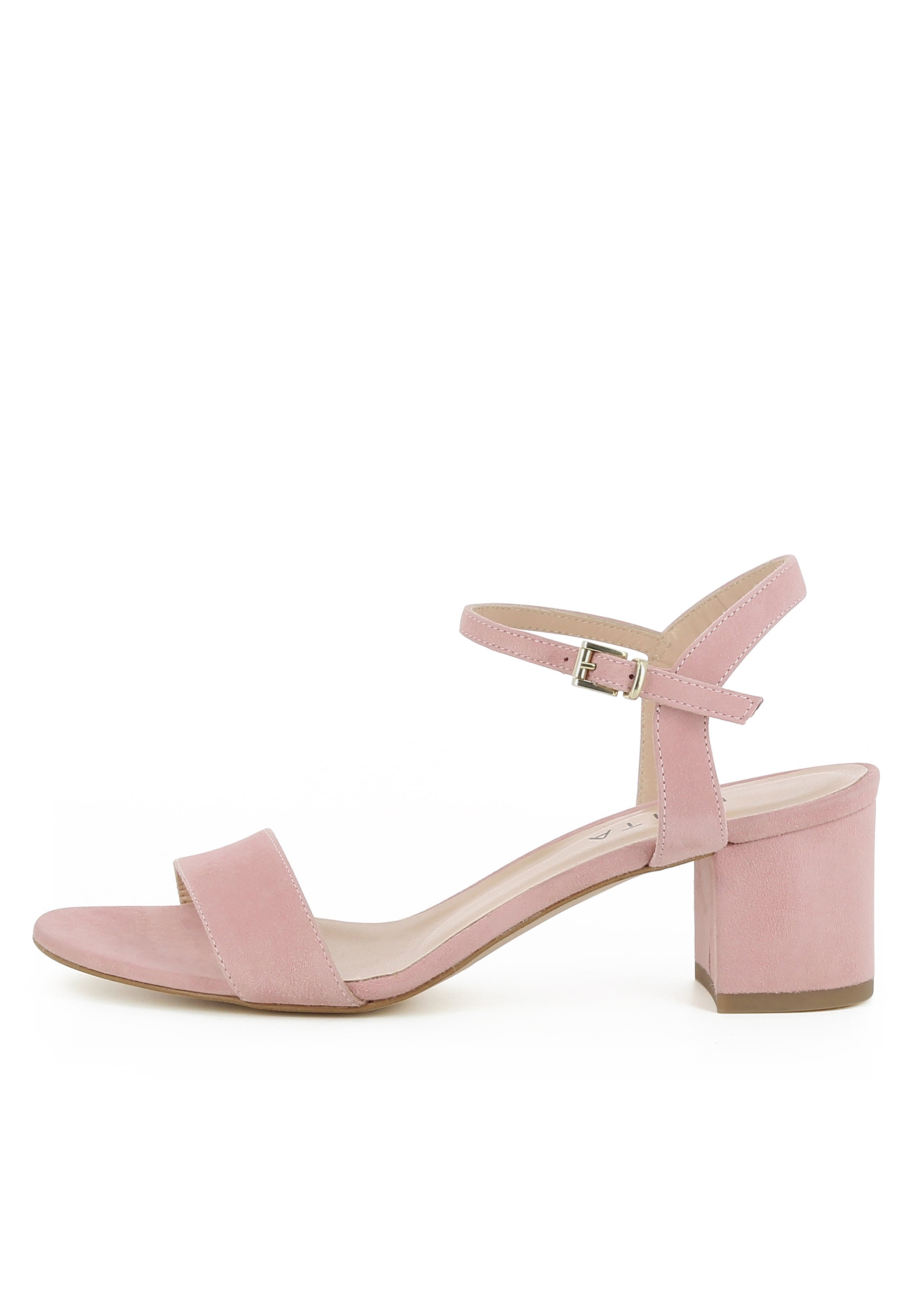 MARIELLA Damen Sandalette  -  Rauleder rosa