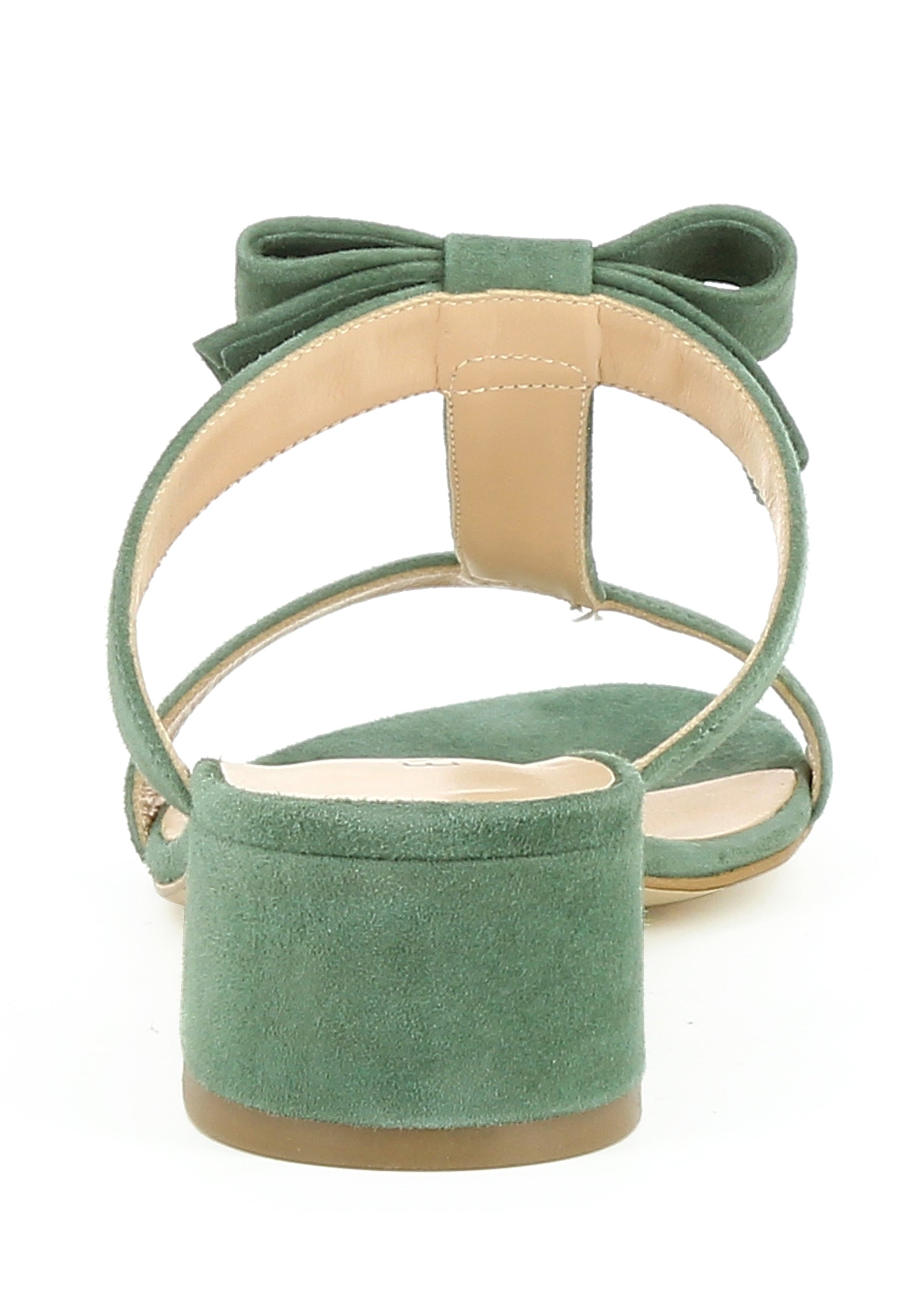 DARIA Damen Sandalette  -  Rauleder olive