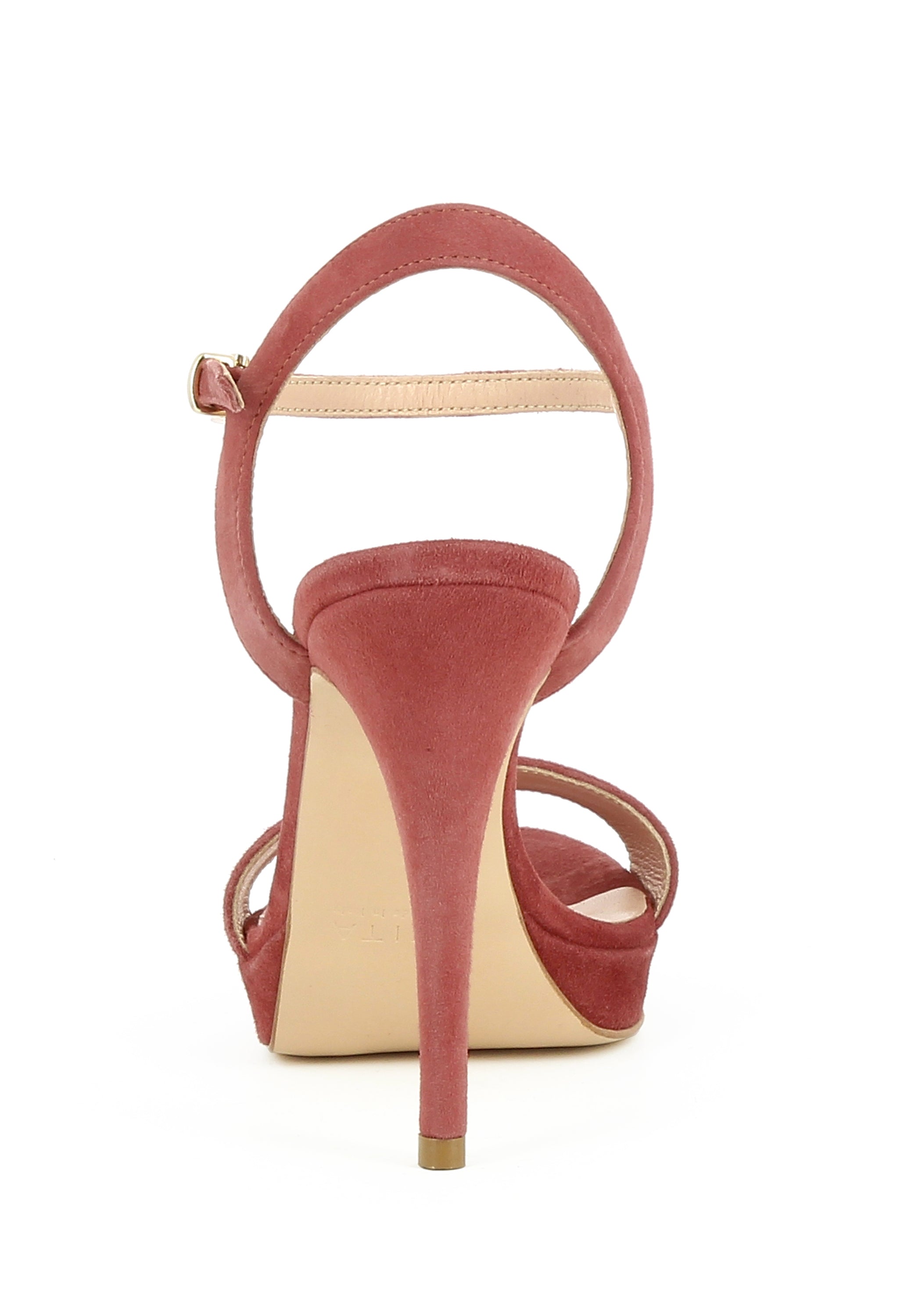 VALERIA Damen Sandalette  -  Rauleder rost