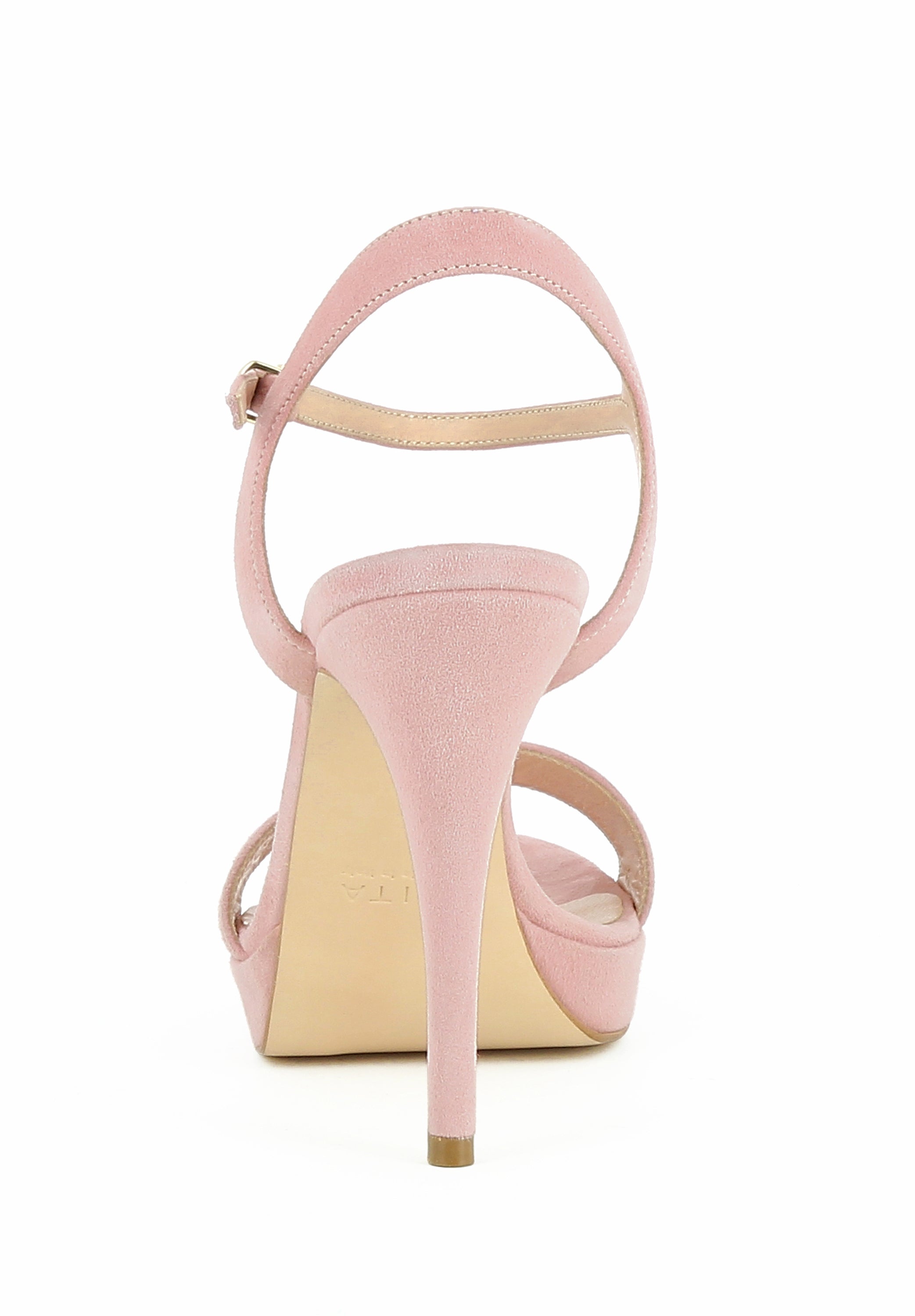 VALERIA Damen Sandalette  -  Rauleder rosa