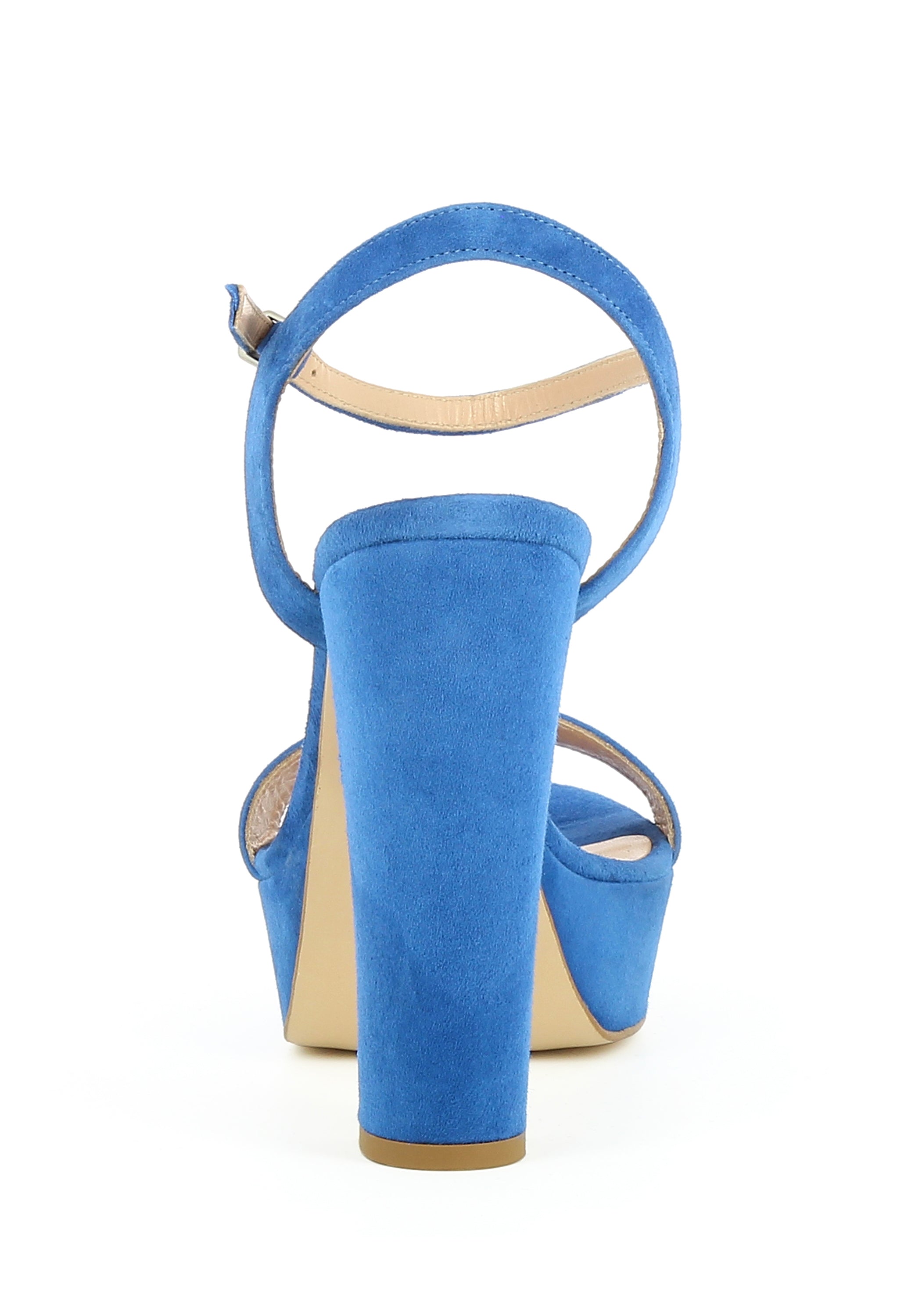 STEFANIA Damen Sandalette  -  Rauleder blau
