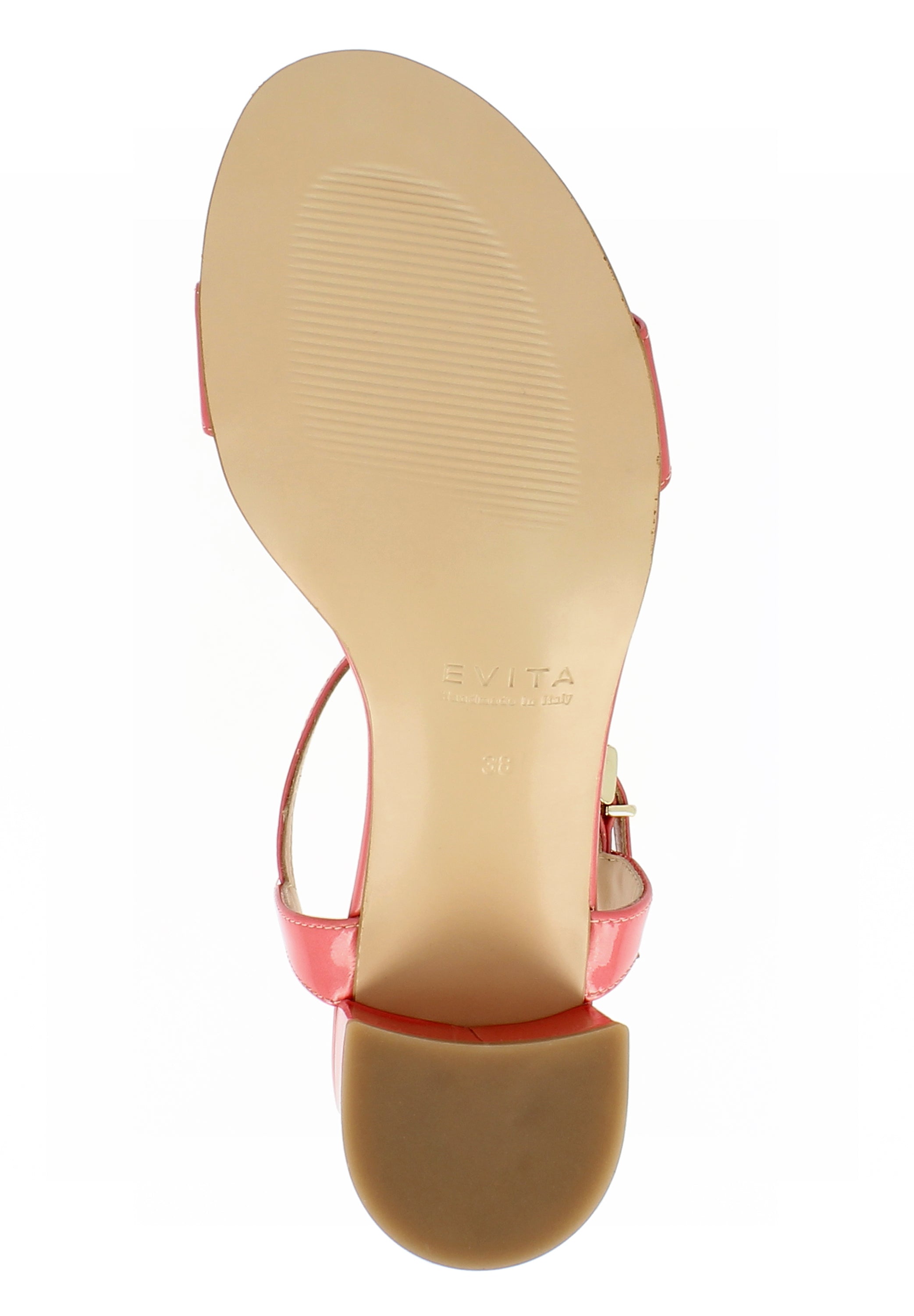 DARIA Damen Sandalette  -  Glanzleder koralle