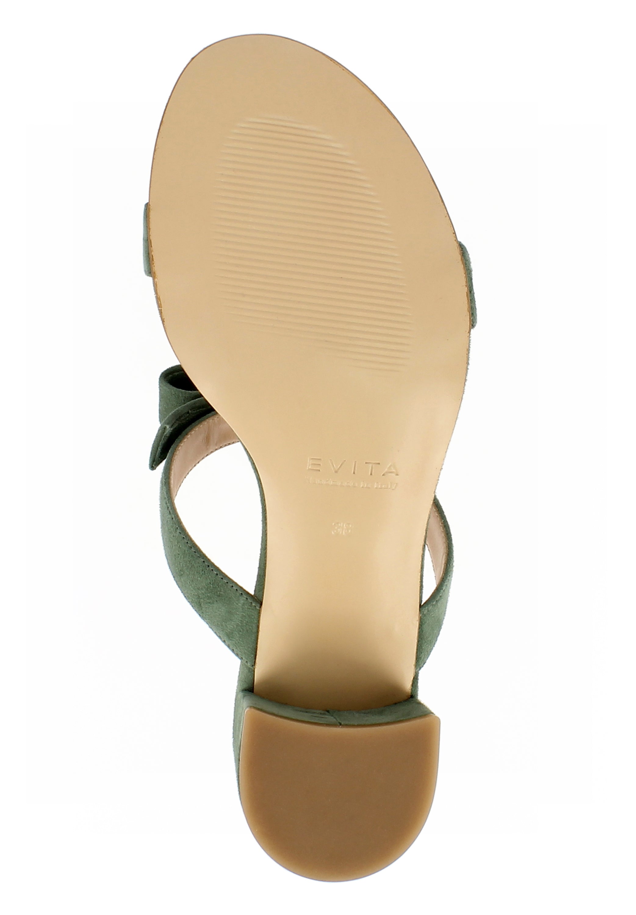 DARIA Damen Sandalette  -  Rauleder olive