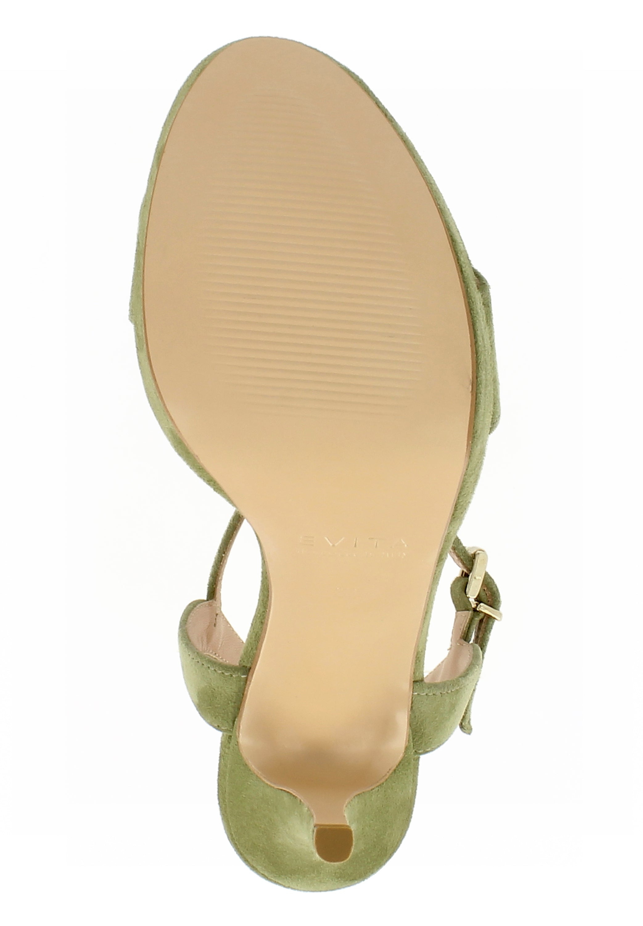 VALERIA Damen Sandalette  -  Rauleder olive