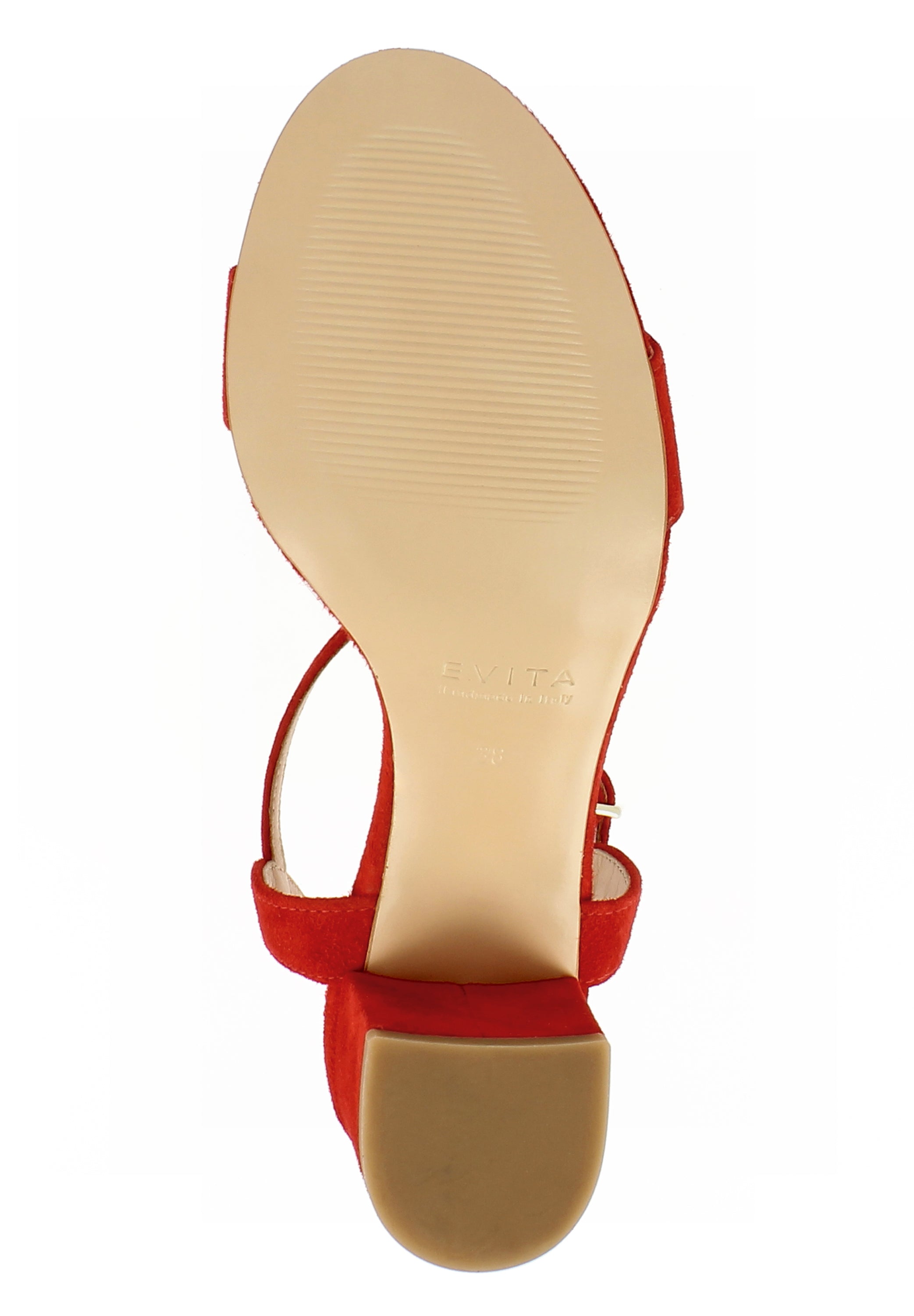 MARIELLA Damen Sandalette  -  Rauleder rot