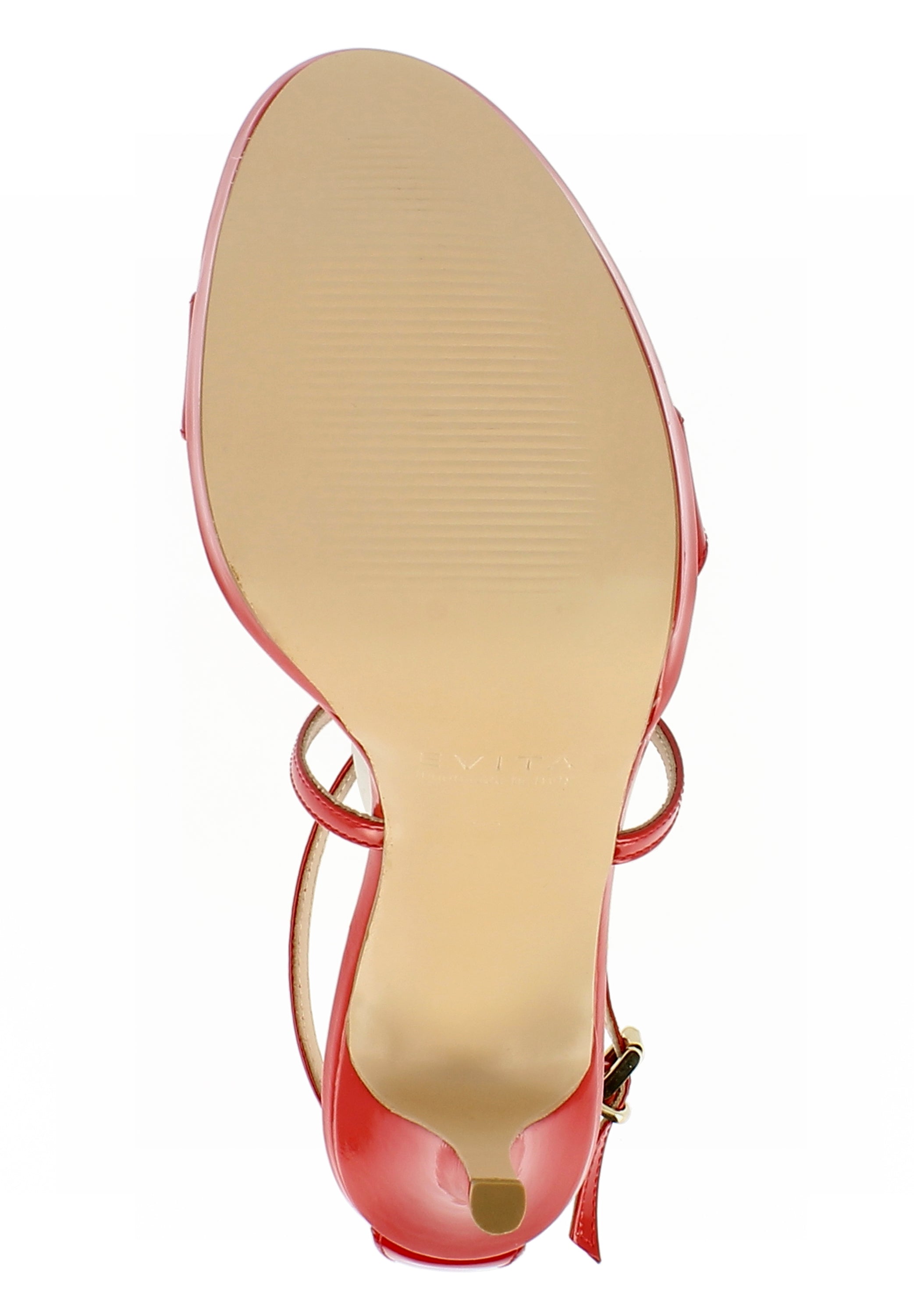 VALERIA Damen Sandalette  -  Lackleder rot