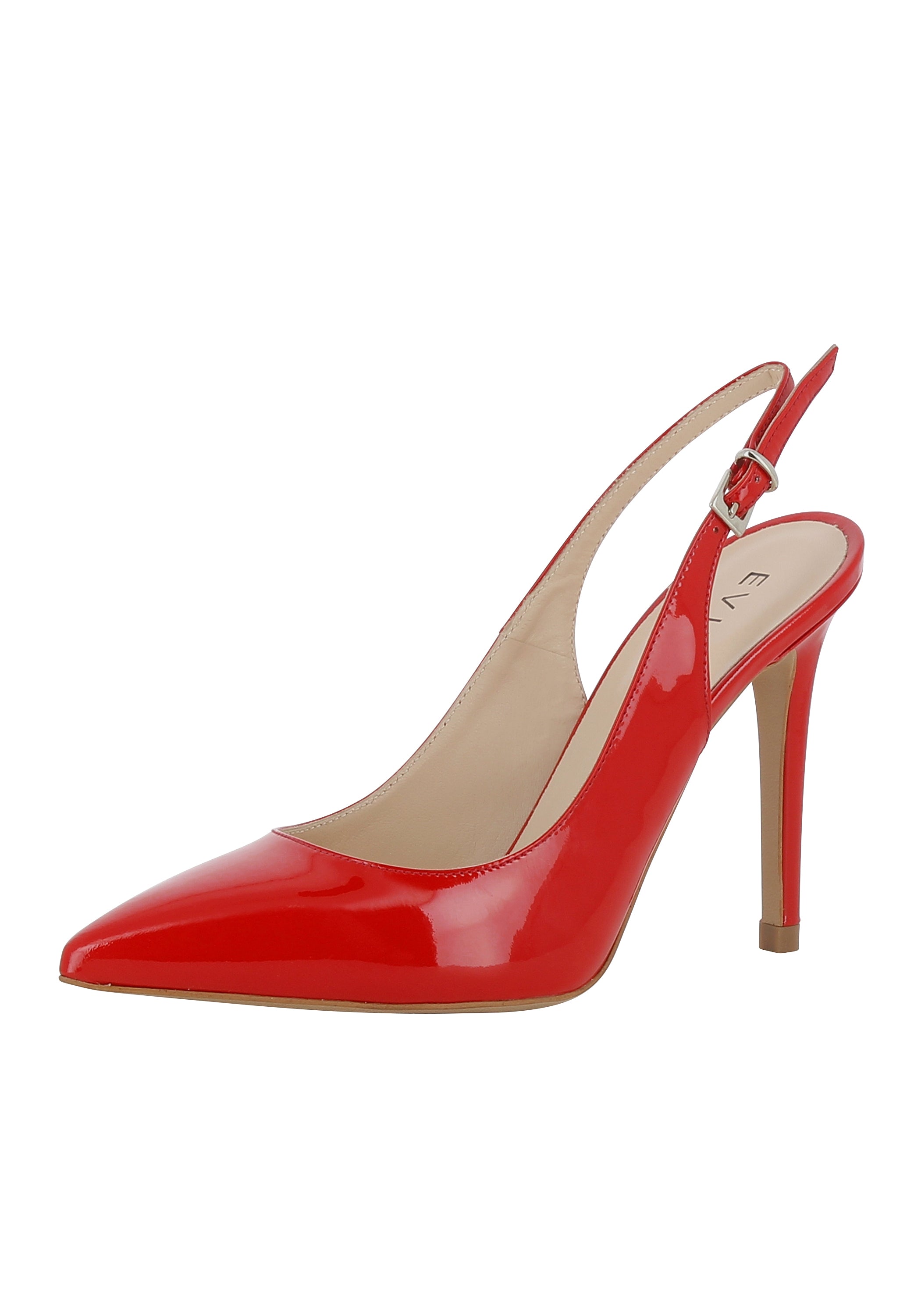 ALINA Damen Sling Pumps  -  Lackleder rot