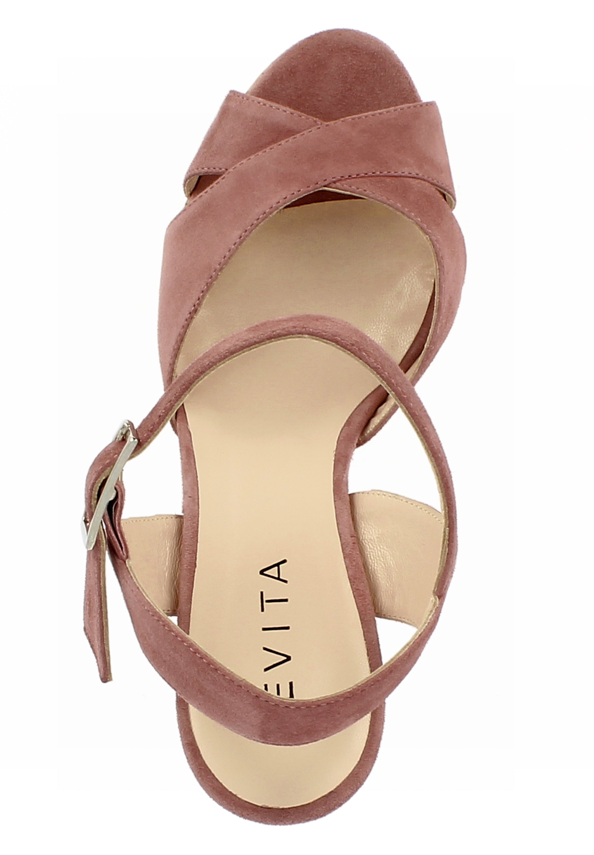 LANA Damen Sandalette  -  Rauleder mauve