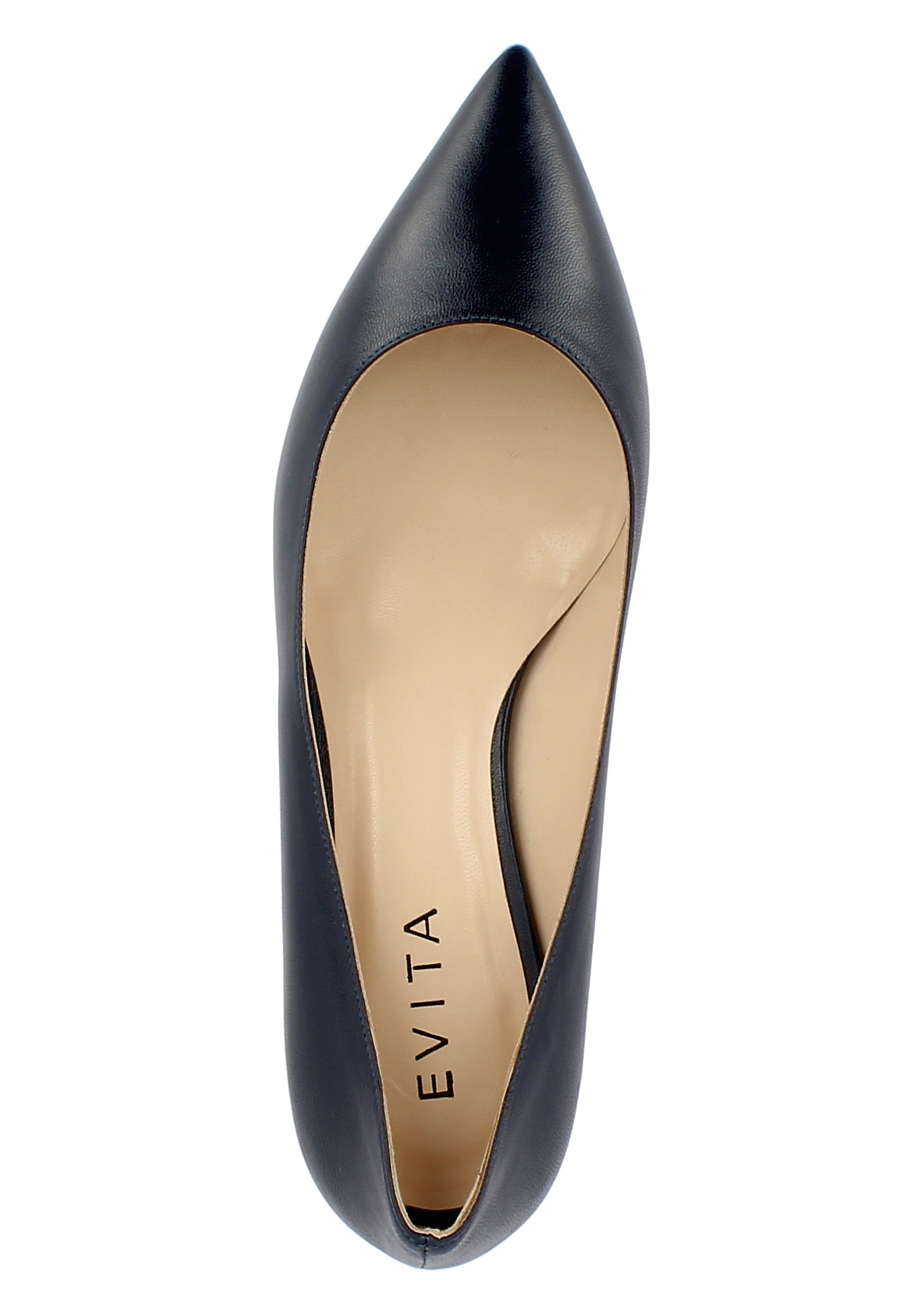 GIORGIA Damen Pumps  -  Glattleder dunkelblau