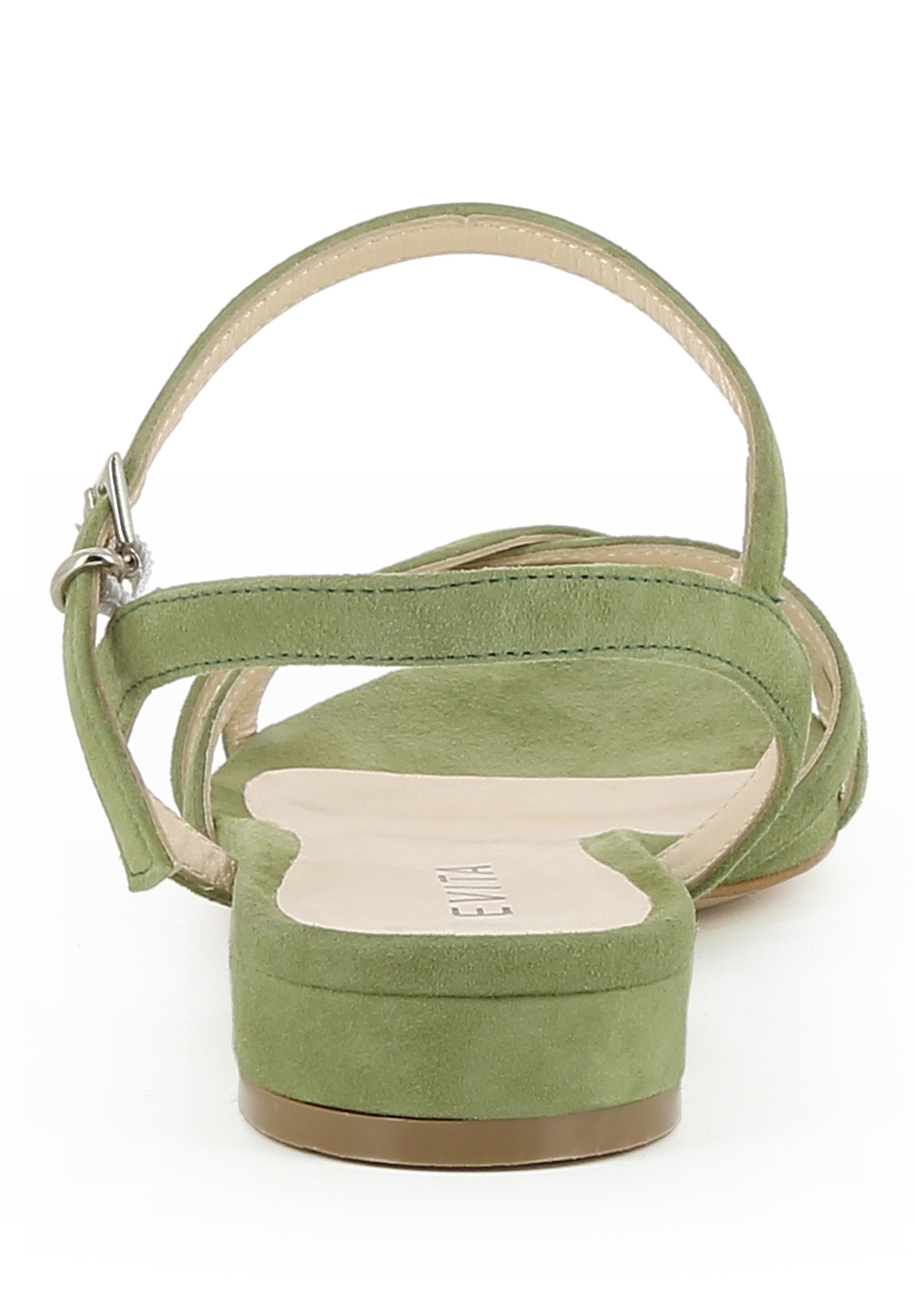 SALVINA Damen Sandale  -  Rauleder olive