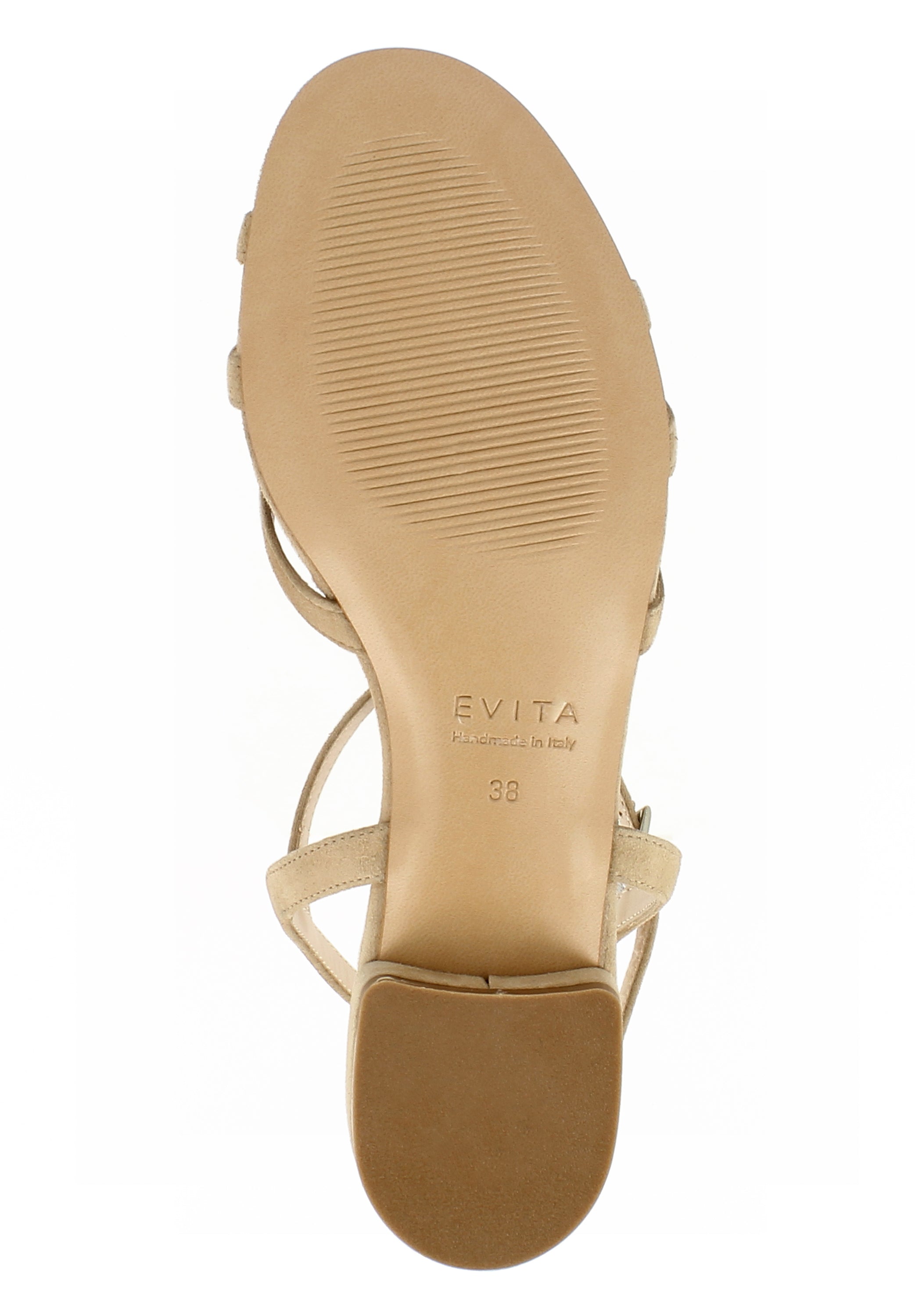 SALVINA Damen Sandale  -  Rauleder beige