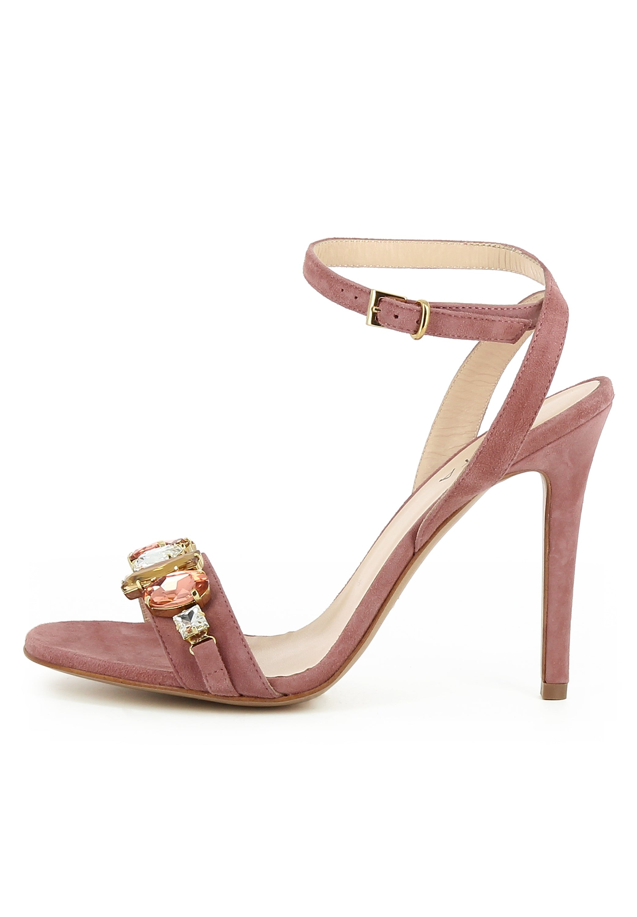 EVA Damen Sandalette  -  Rauleder mauve