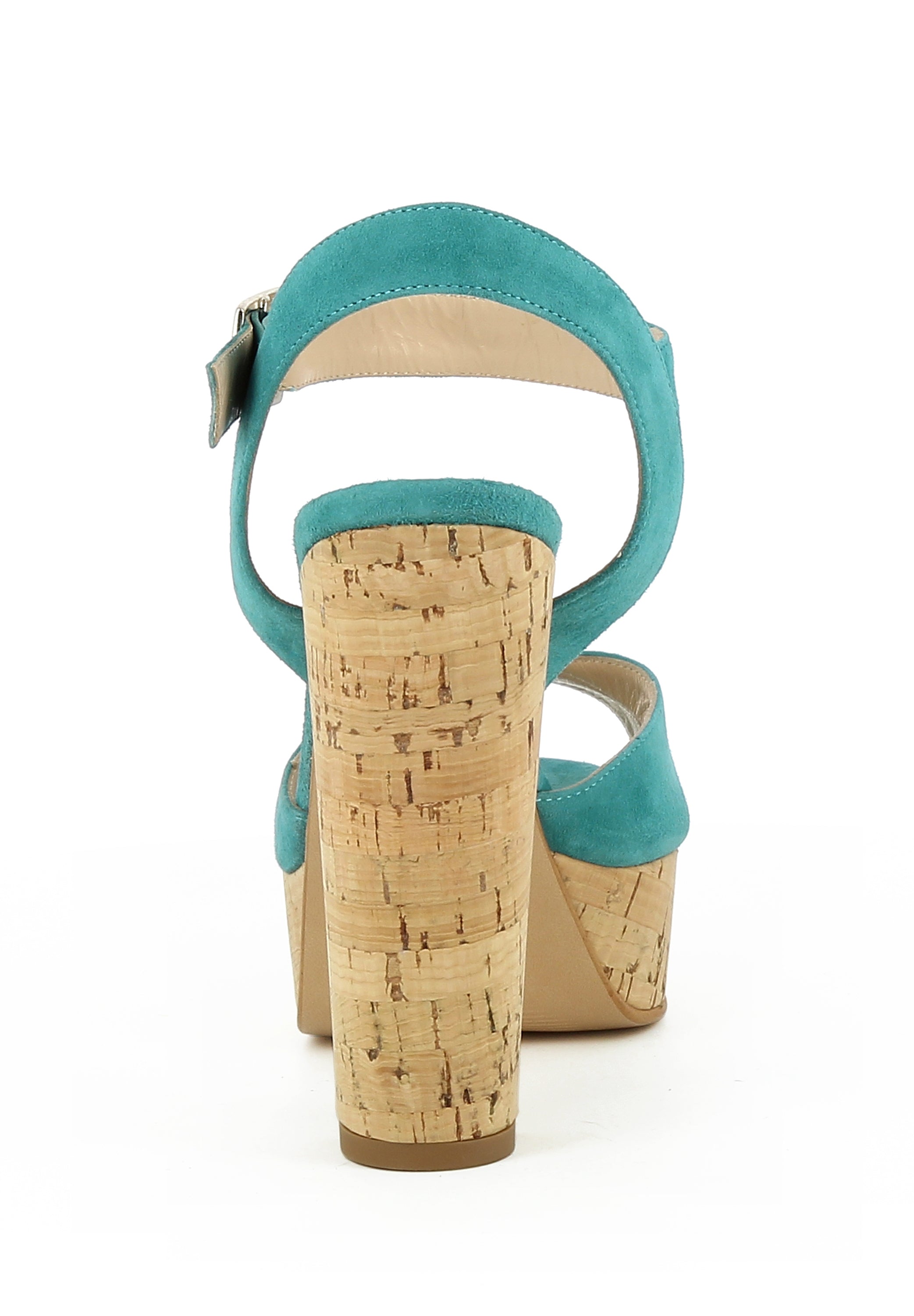 LANA Damen Sandalette  -  Rauleder petrol