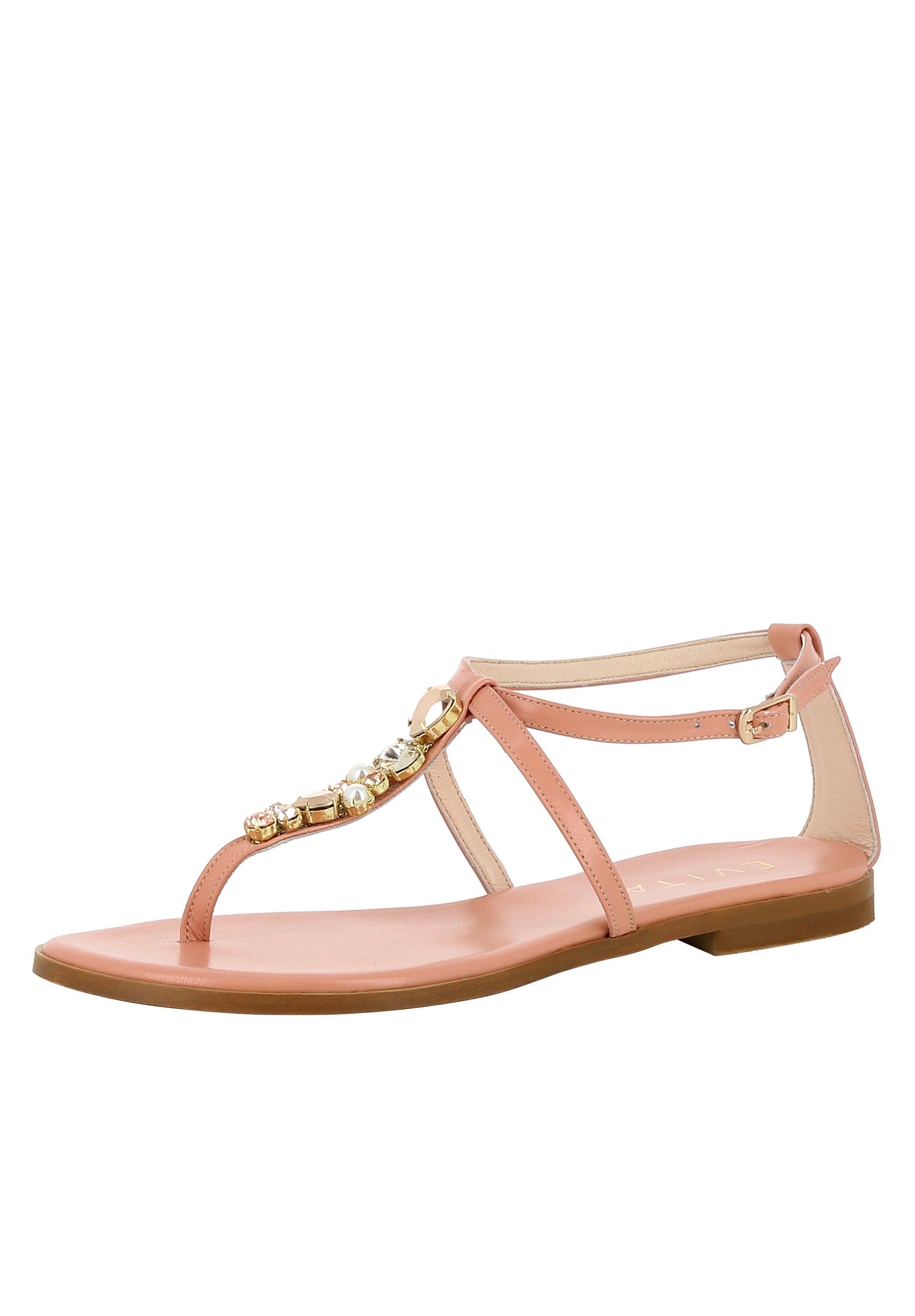 OLIMPIA Damen Sandale  -  Glattleder rosa