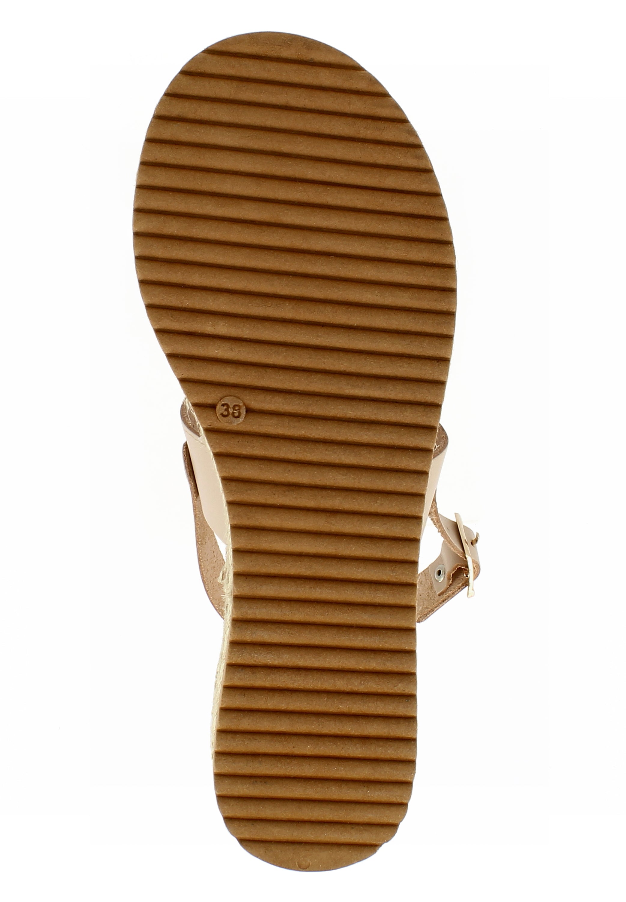 ATHENA Damen Plateausandalette  -  Kombi beige