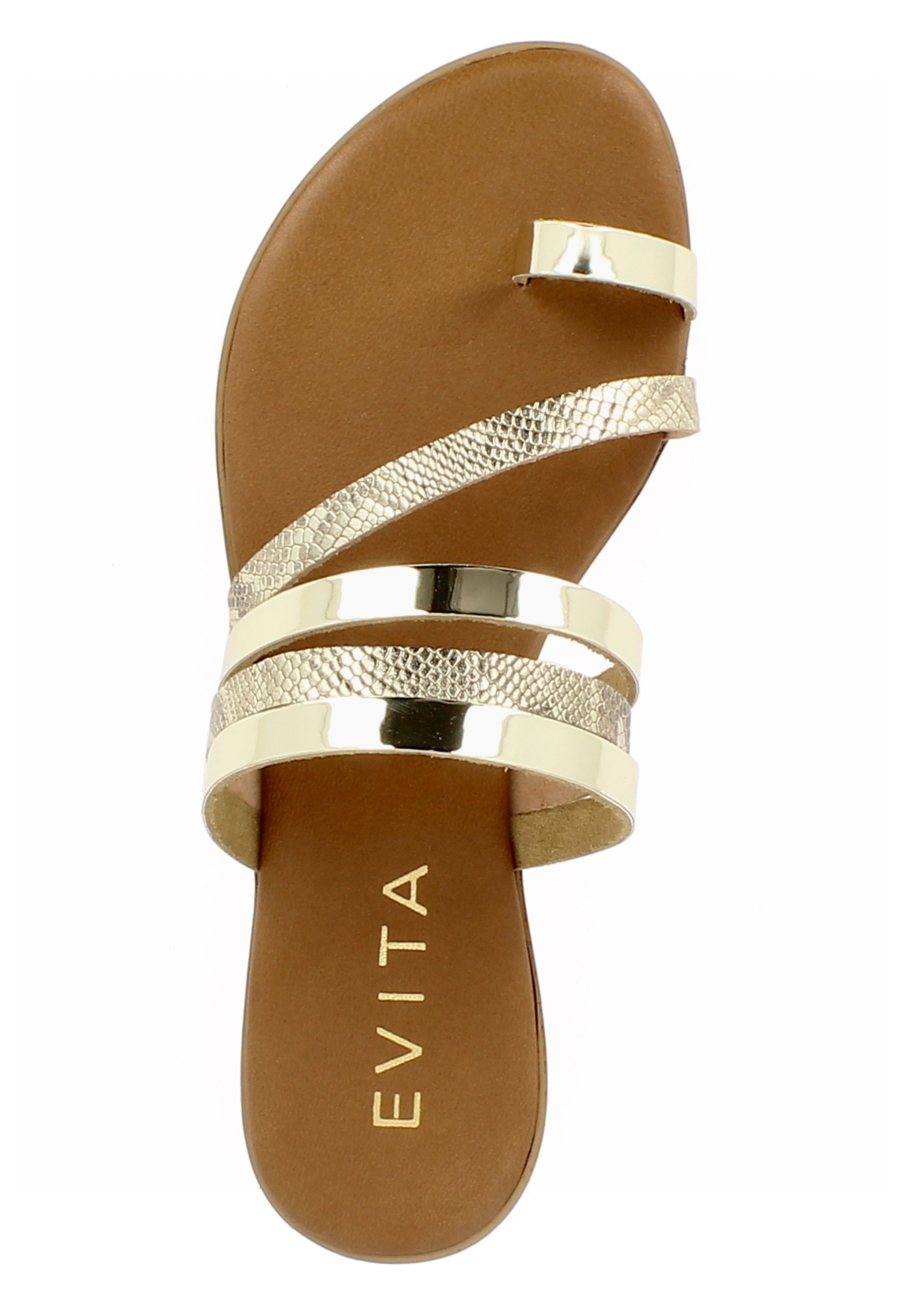 OLIMPIA Damen Sandale  -  Kombi gold