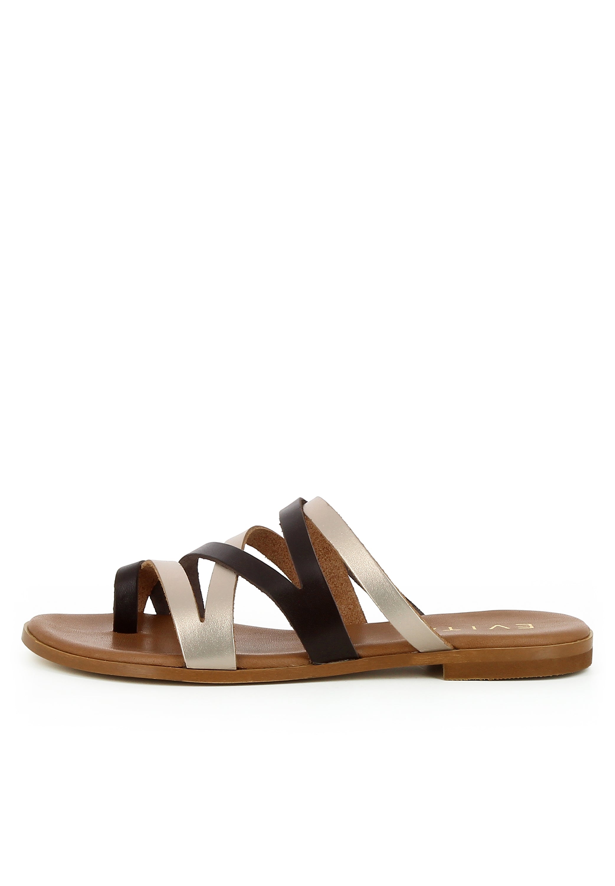 OLIMPIA Damen Sandale  -  Glattleder 2 Farbig