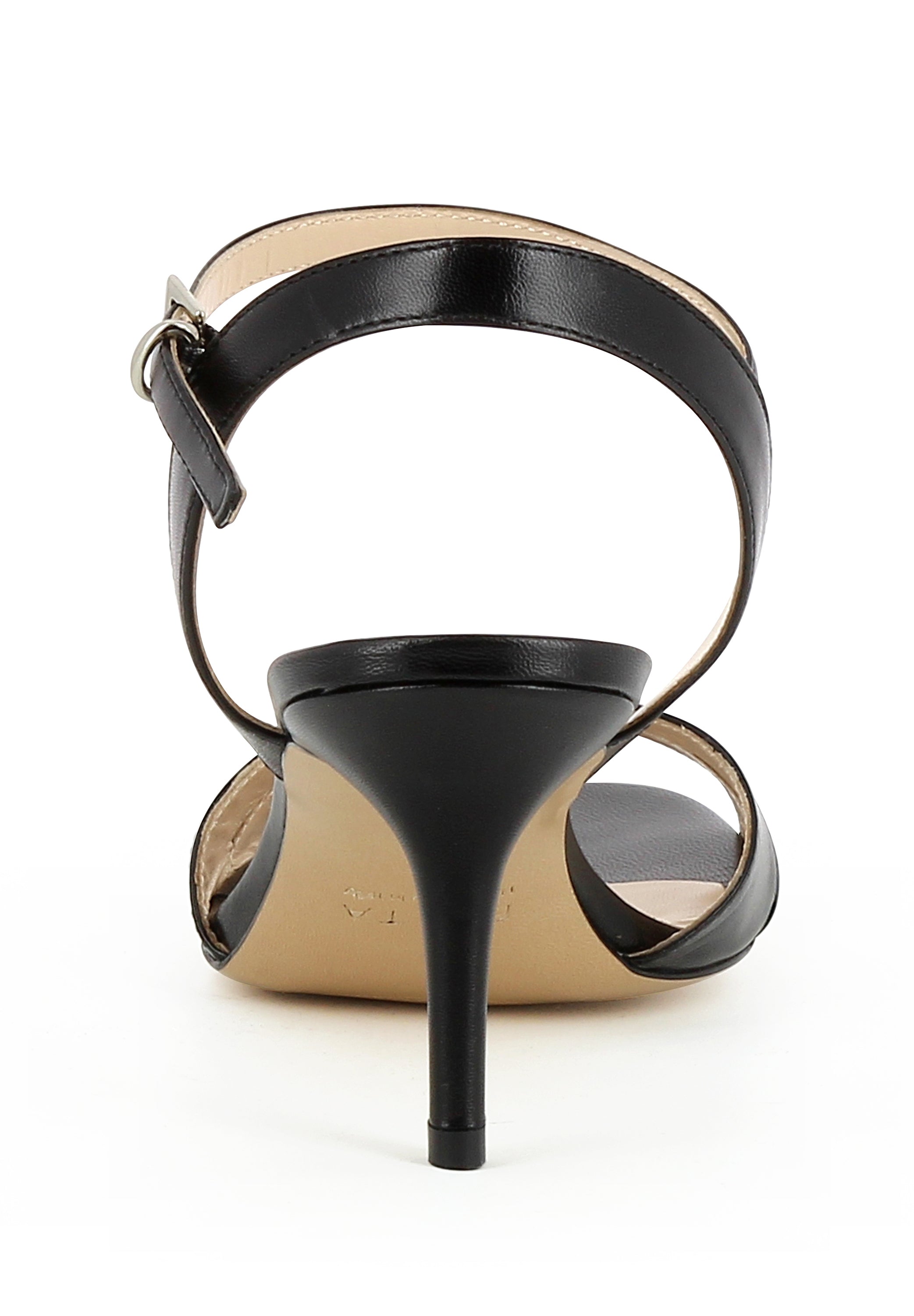 VERONICA Damen Sandalette  -  Glattleder schwarz