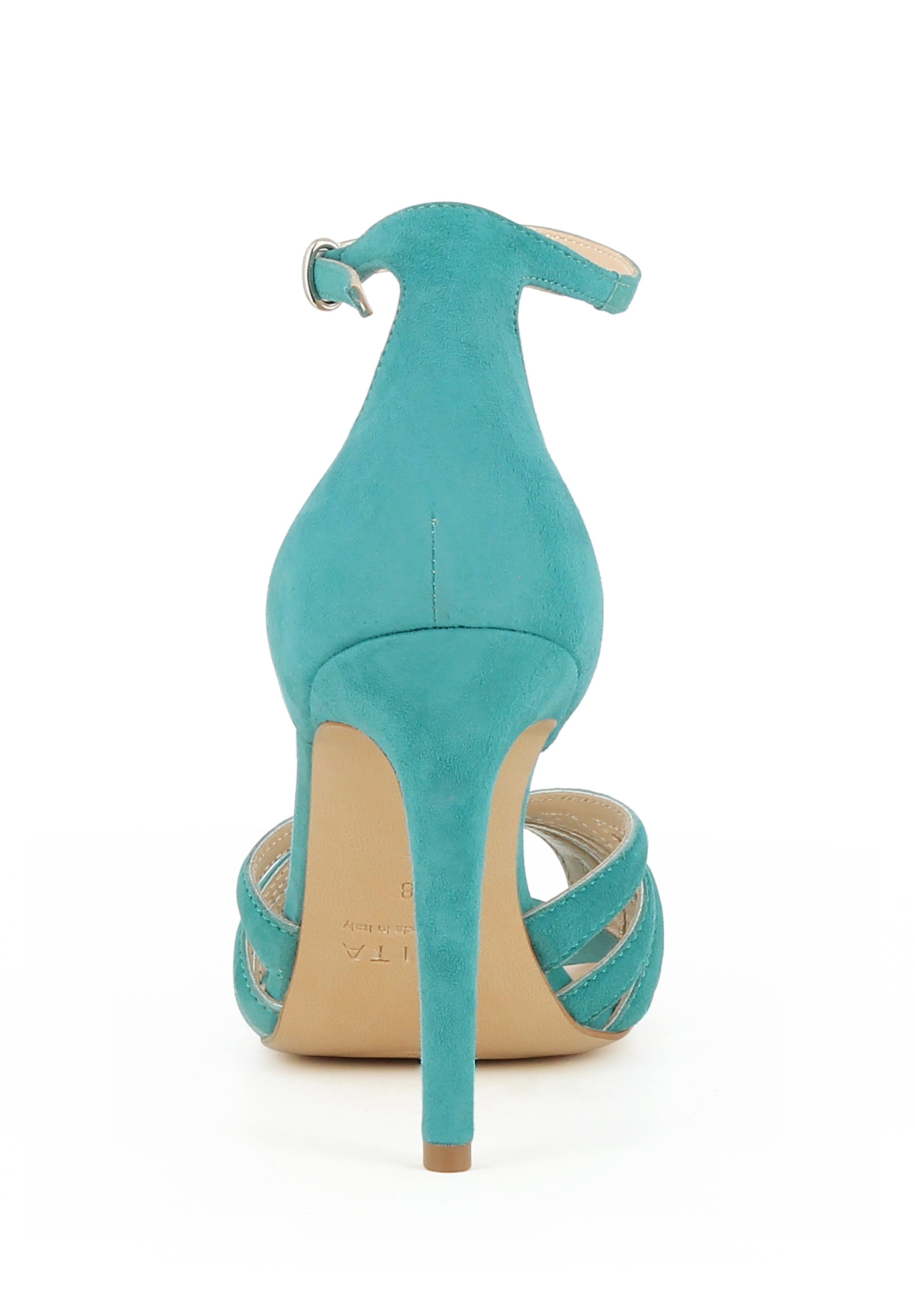 ALESSANDRA Damen Sandalette  -  Rauleder petrol