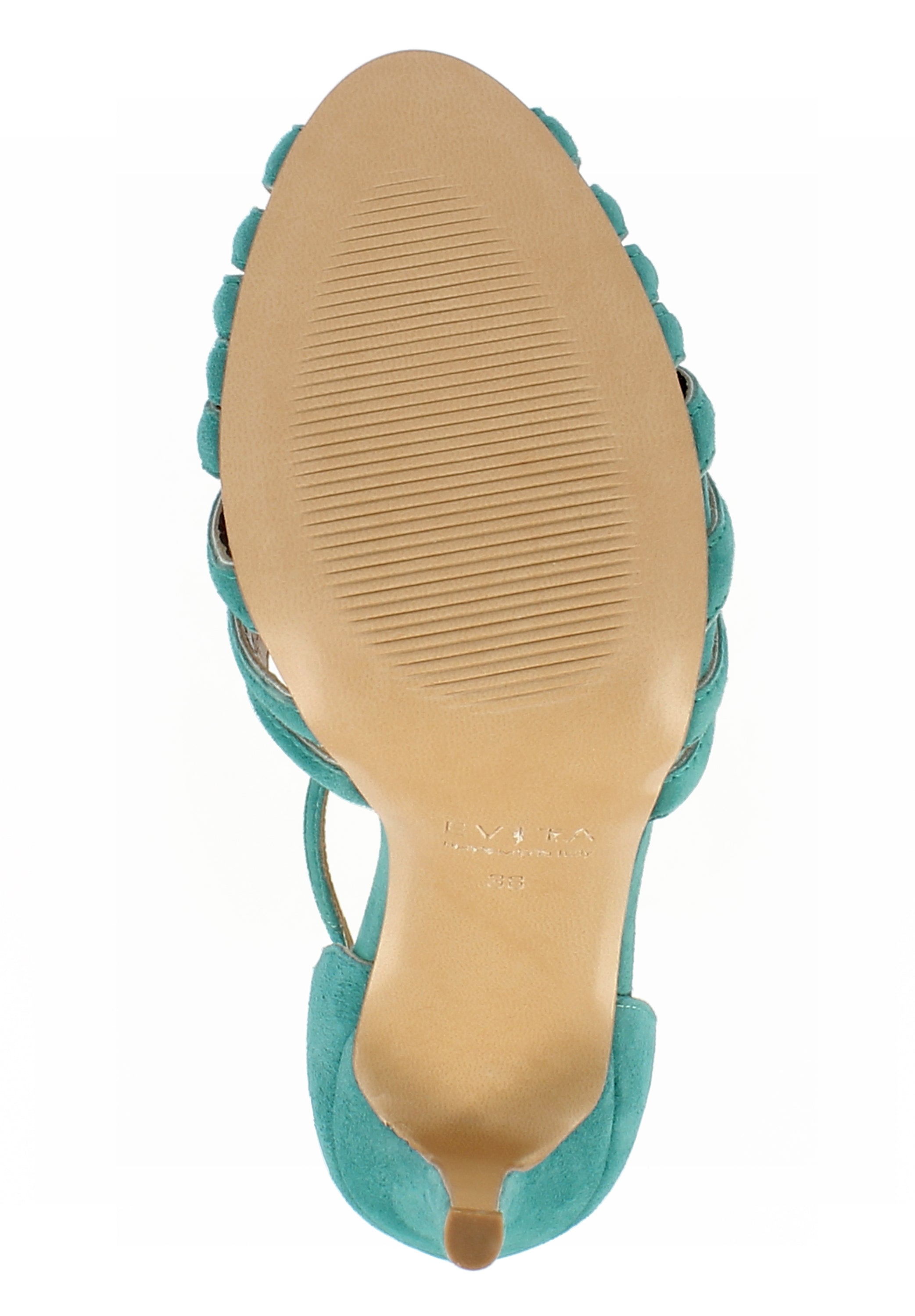 ALESSANDRA Damen Sandalette  -  Rauleder petrol