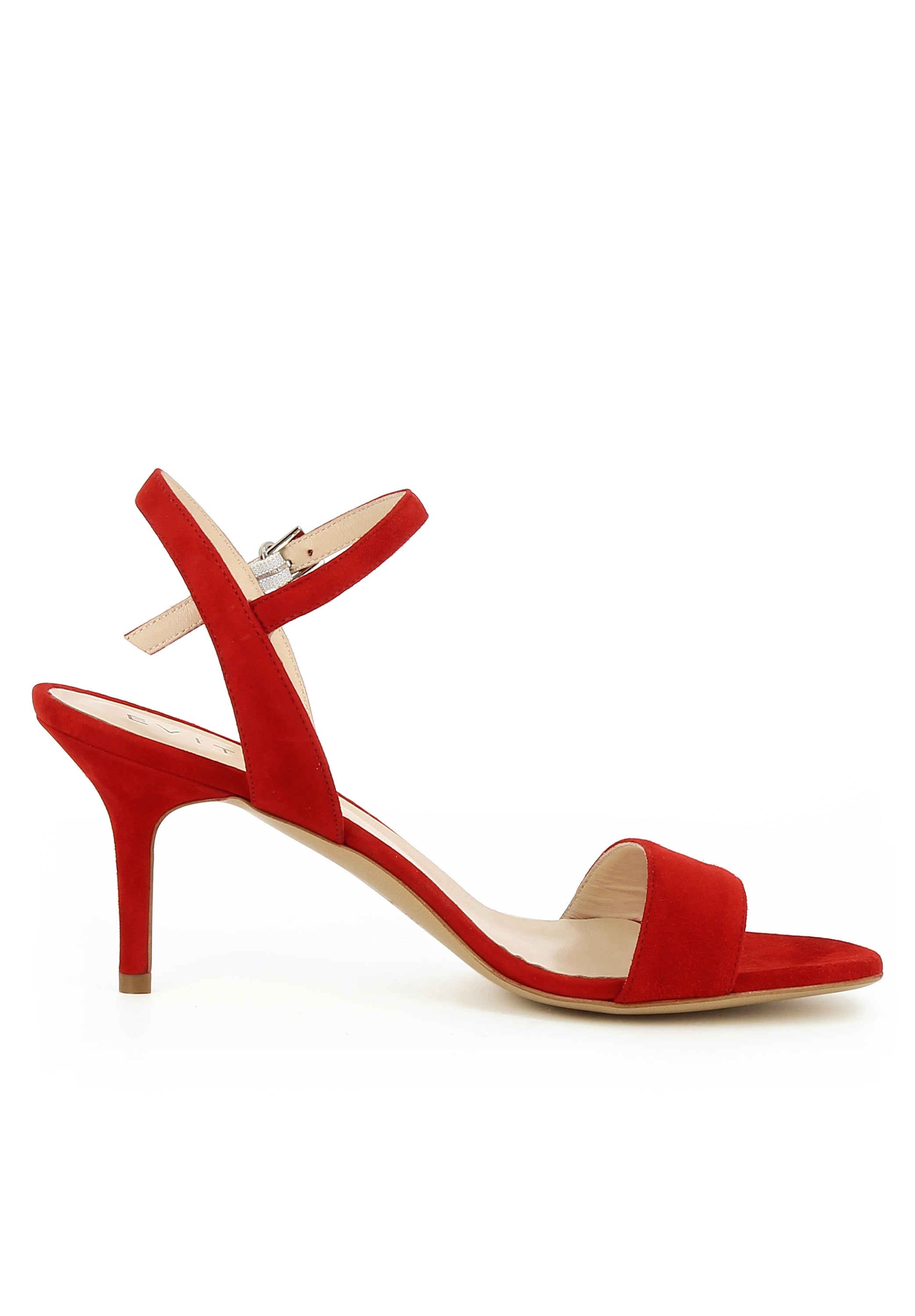 VERONICA Damen Sandalette  -  Rauleder rot