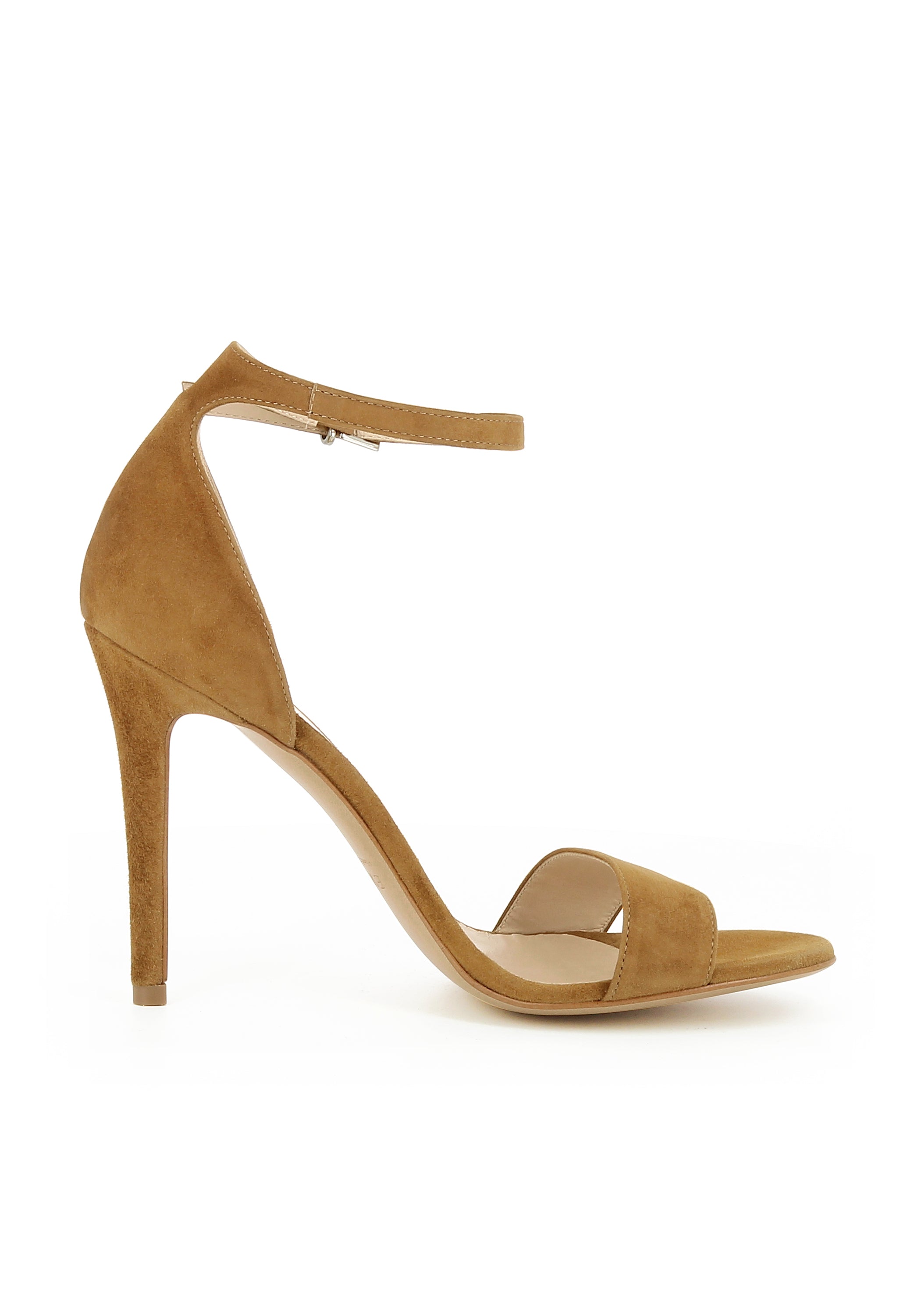 EVA Damen Sandalette  -  Rauleder cognac