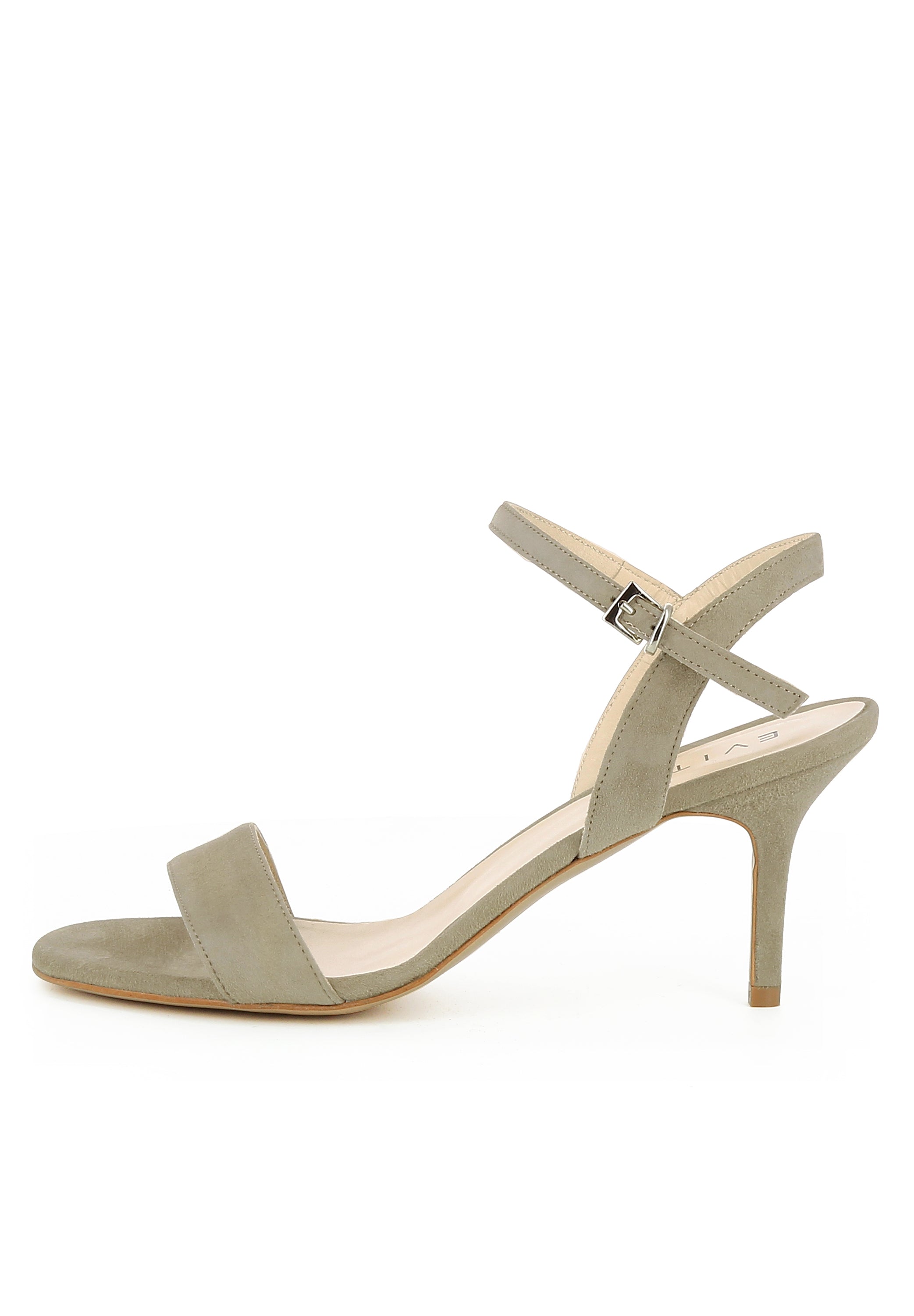 VERONICA Damen Sandalette  -  Rauleder greige