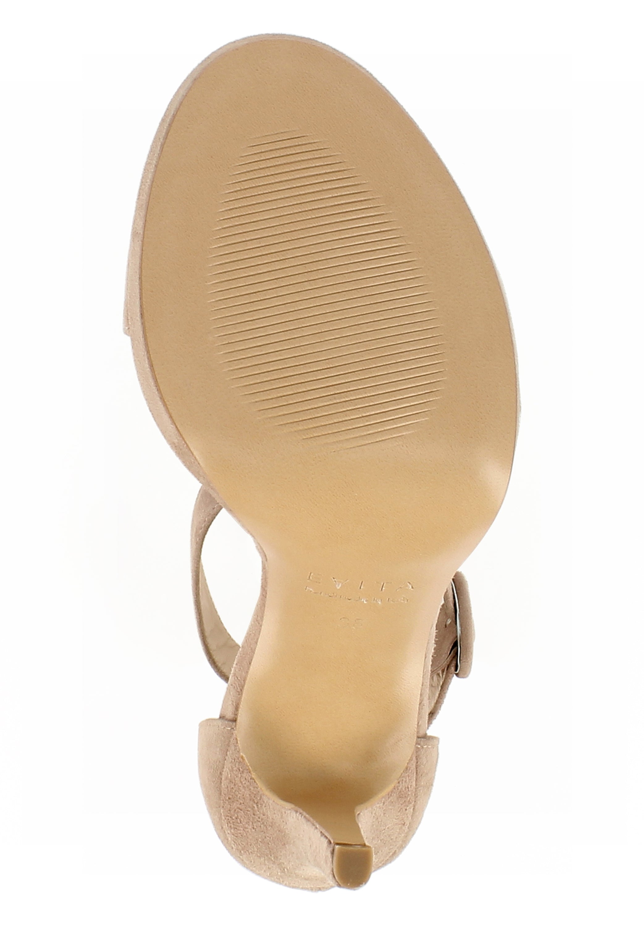 EVA Damen Sandalette  -  Rauleder altrosa