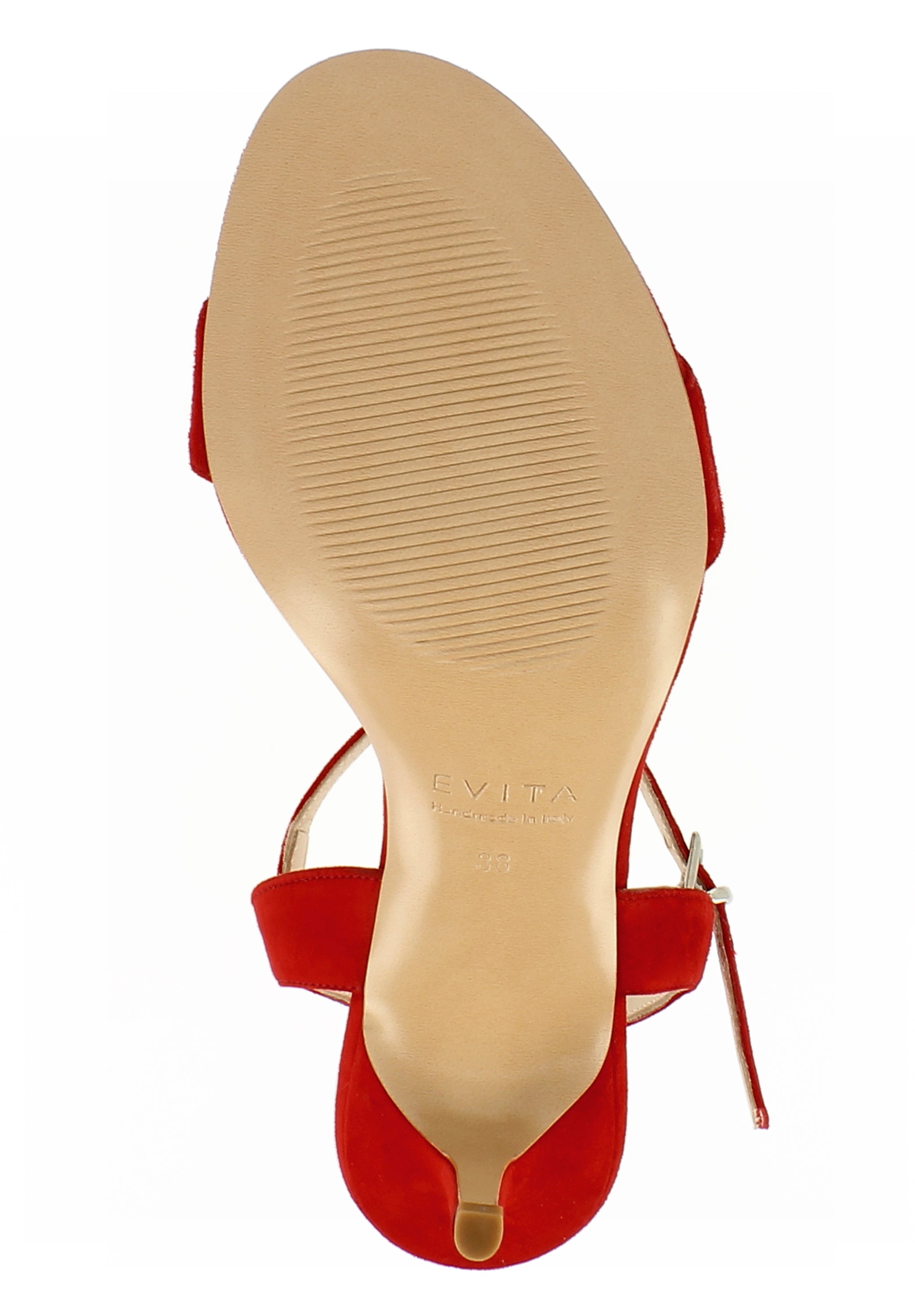 VERONICA Damen Sandalette  -  Rauleder rot