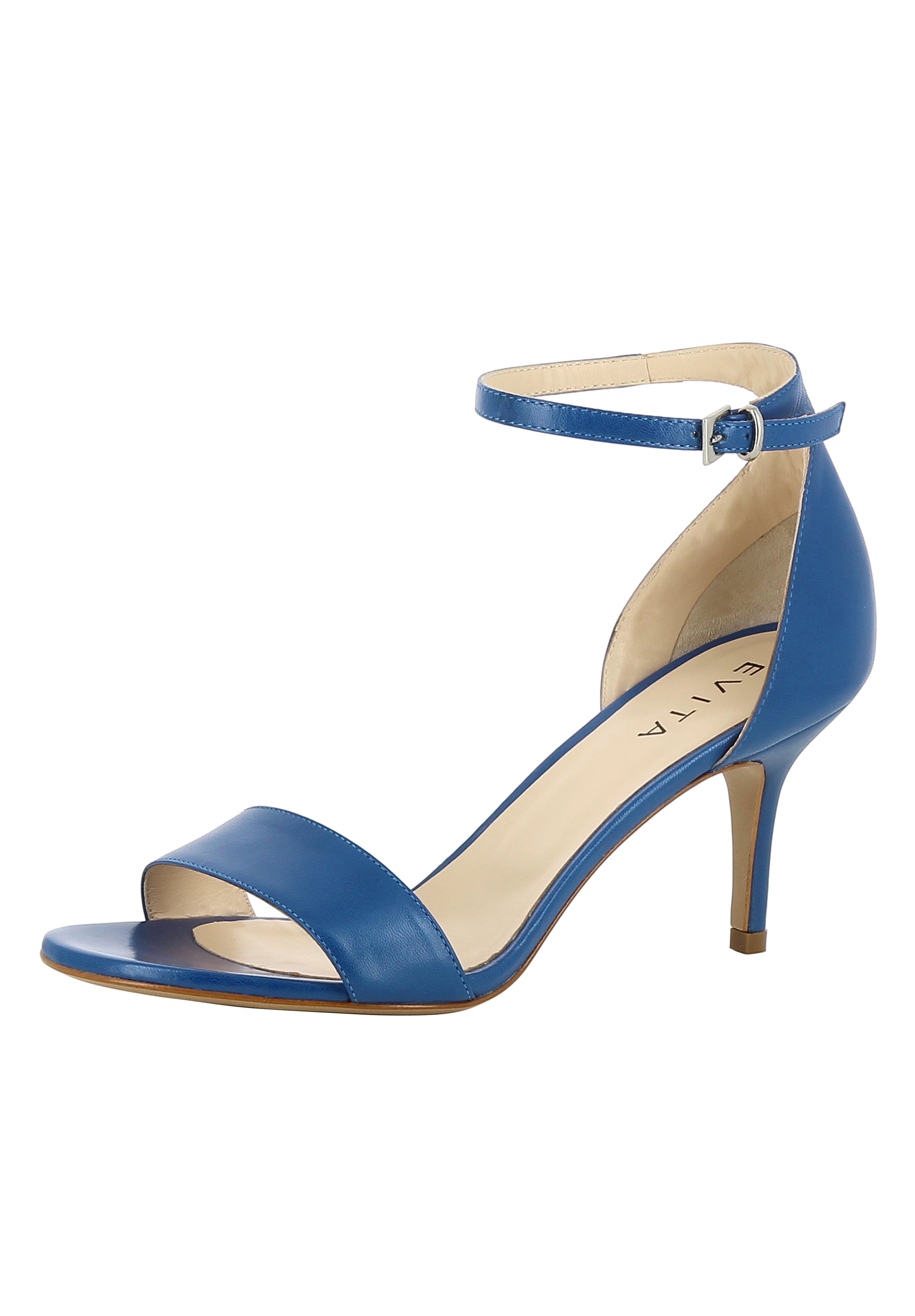 VERONICA Damen Sandalette  -  Glattleder blau