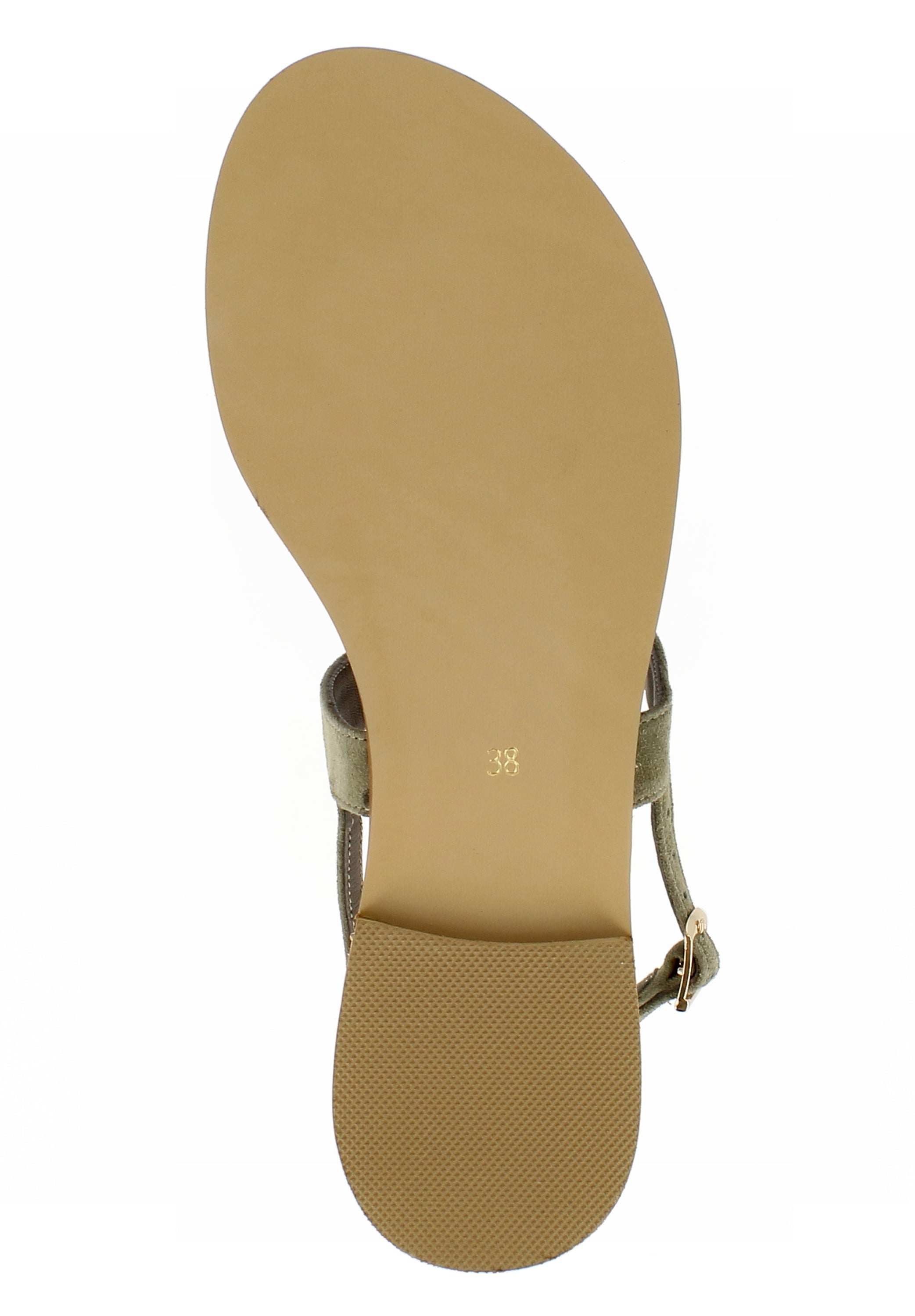 OLIMPIA Damen Sandale  -  Rauleder olive