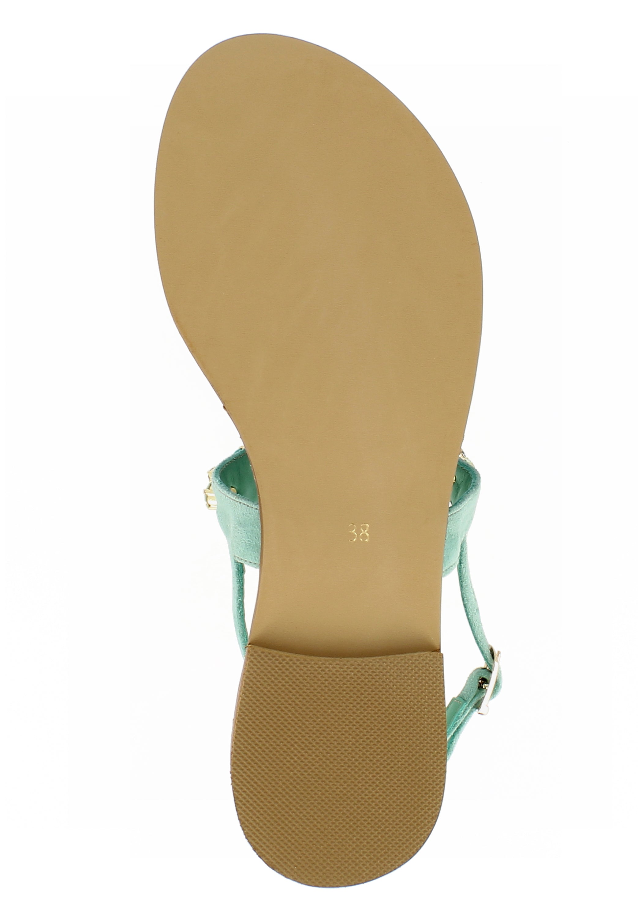 OLIMPIA Damen Sandale  -  Rauleder mint