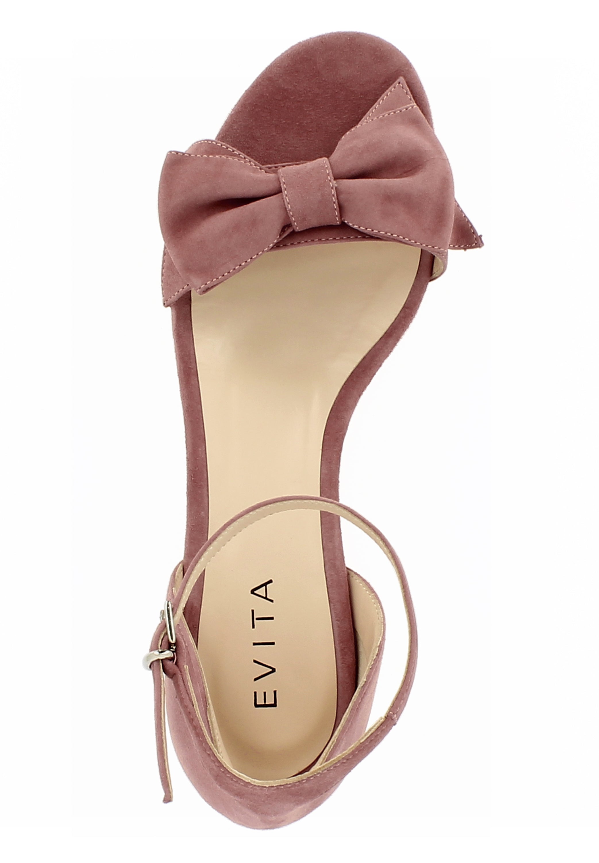 SALVINA Damen Sandale  -  Rauleder mauve