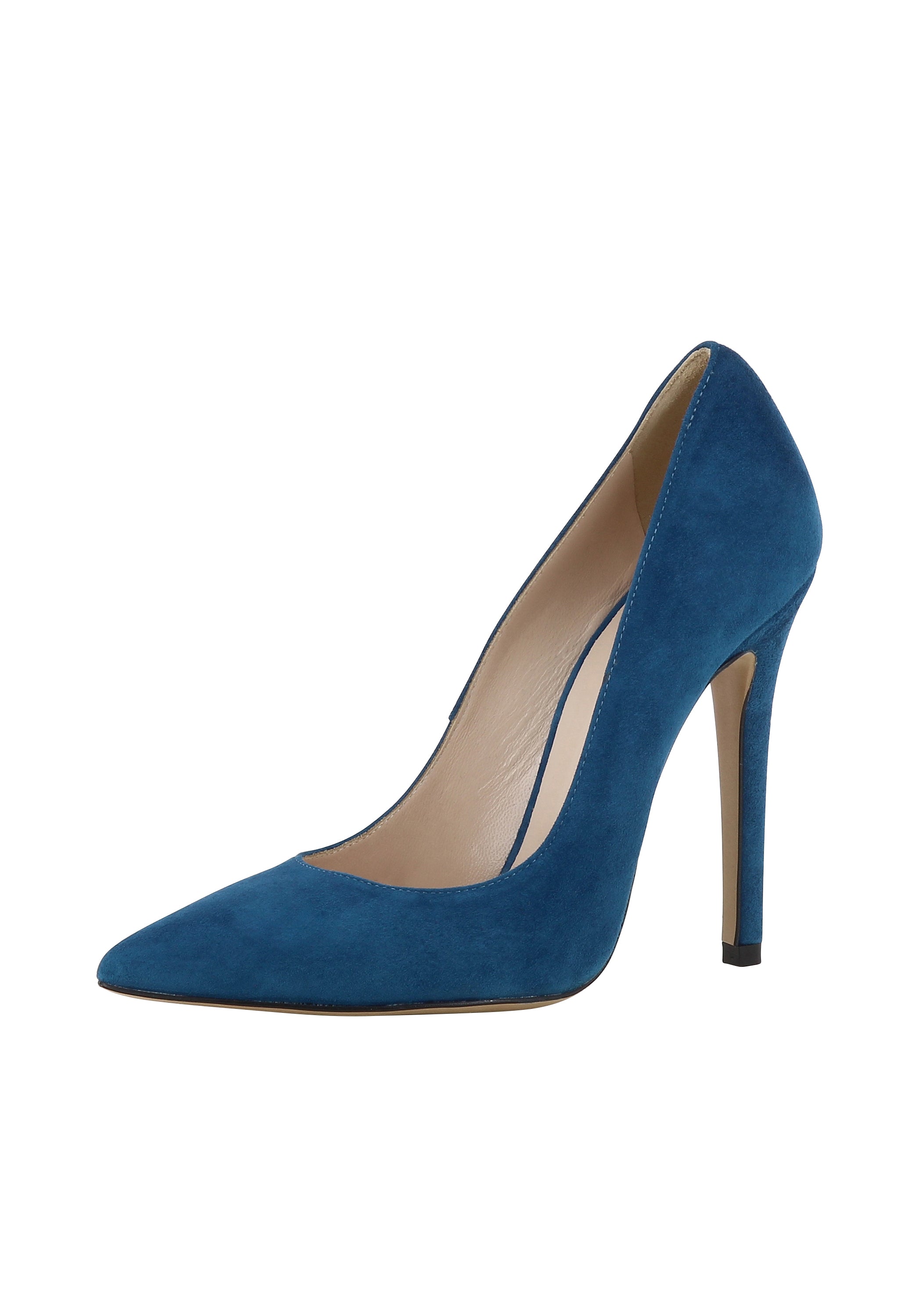 LISA Damen Pumps  -  Glattleder blau