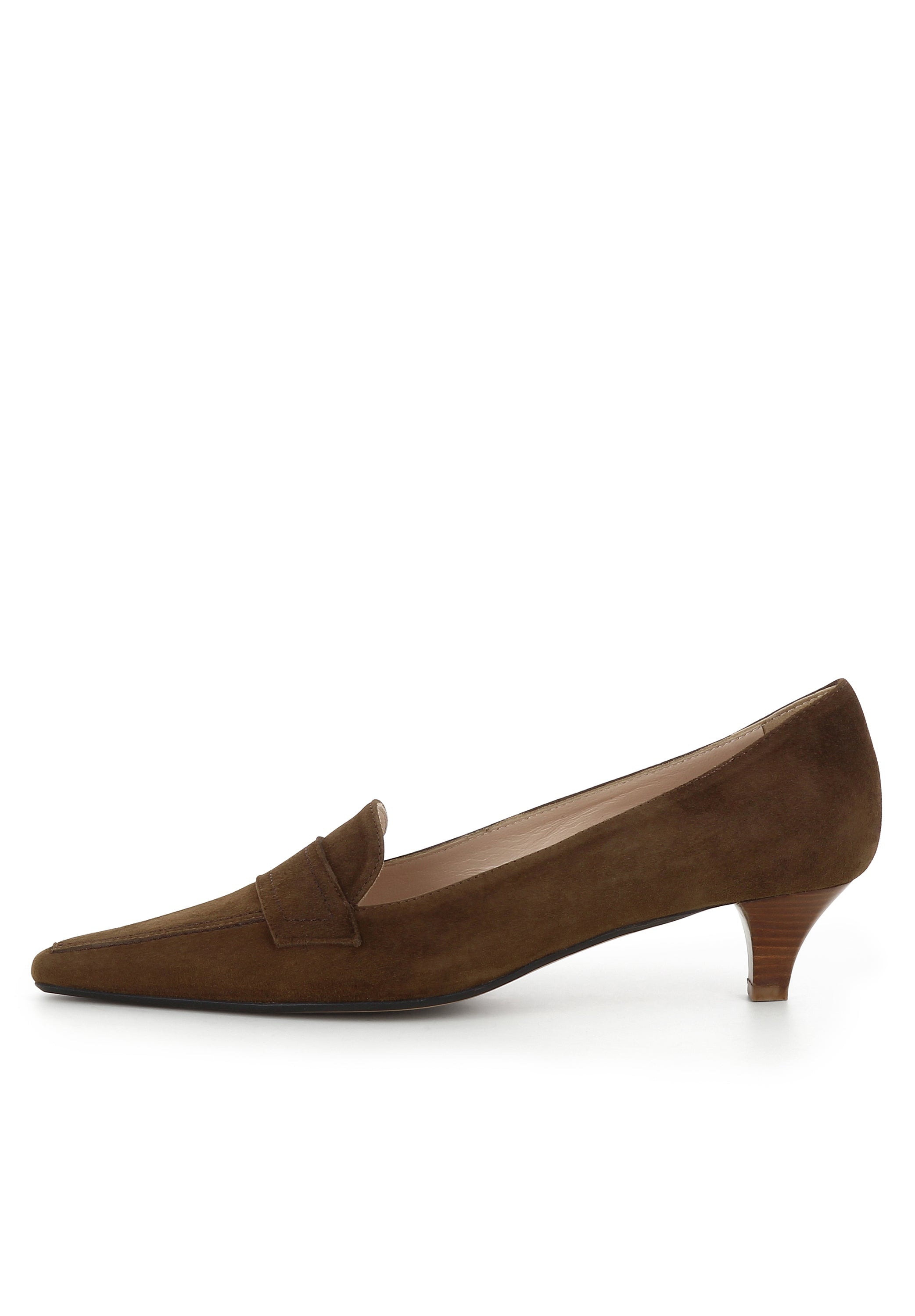 LIA Damen Pumps  -  Glattleder braun