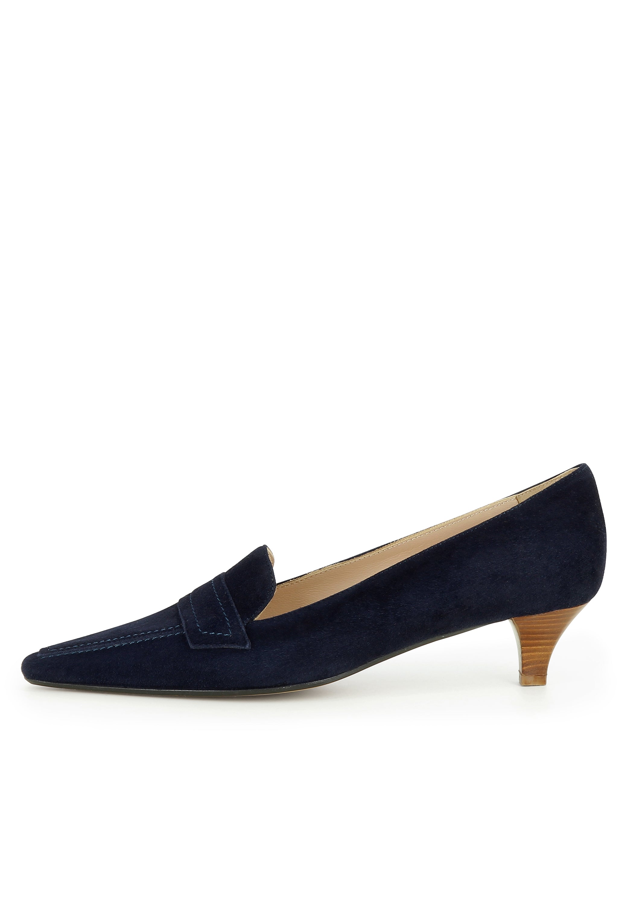 LIA Damen Pumps  -  Rauleder dunkelblau
