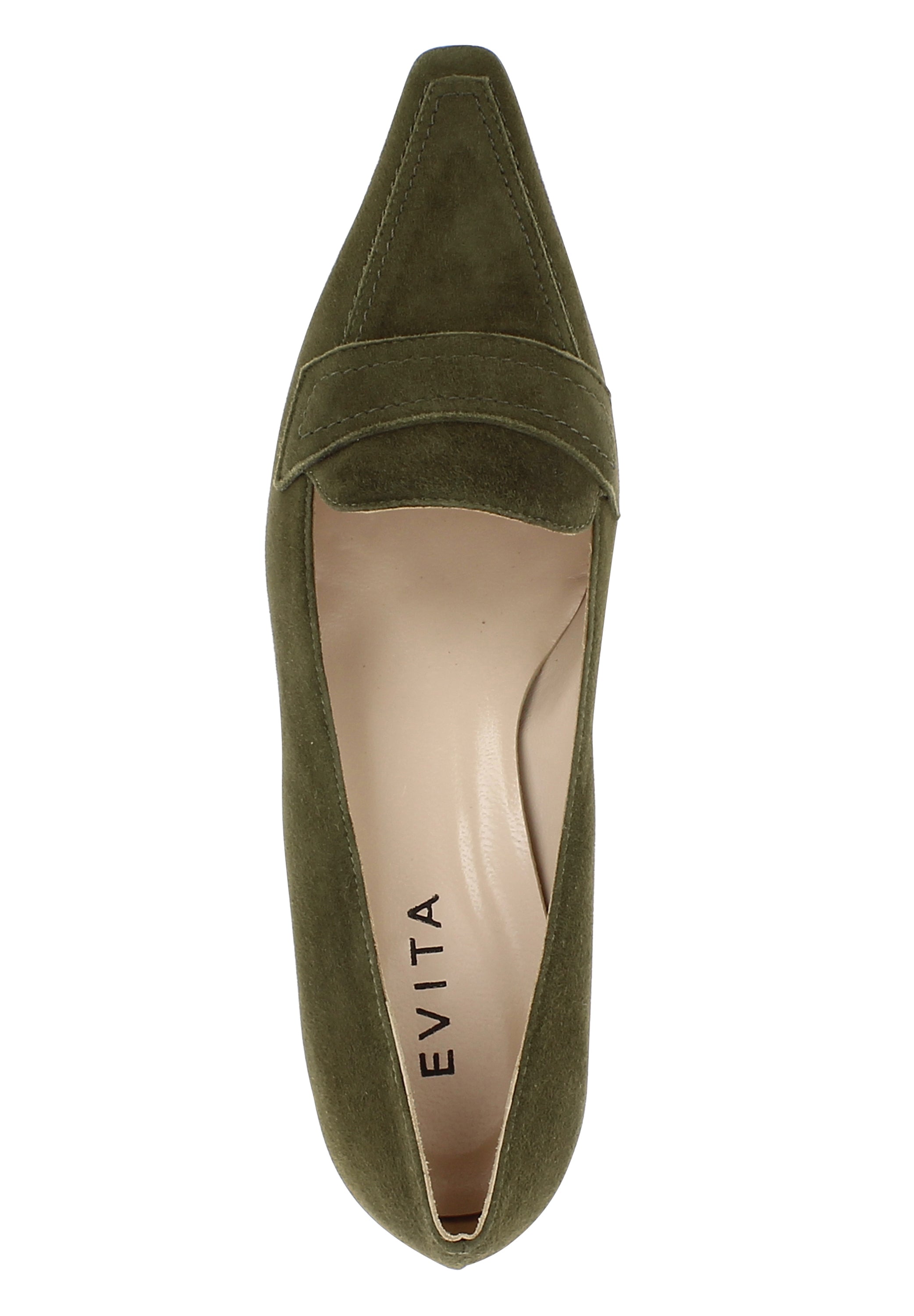 LIA Damen Pumps  -  Glattleder khaki