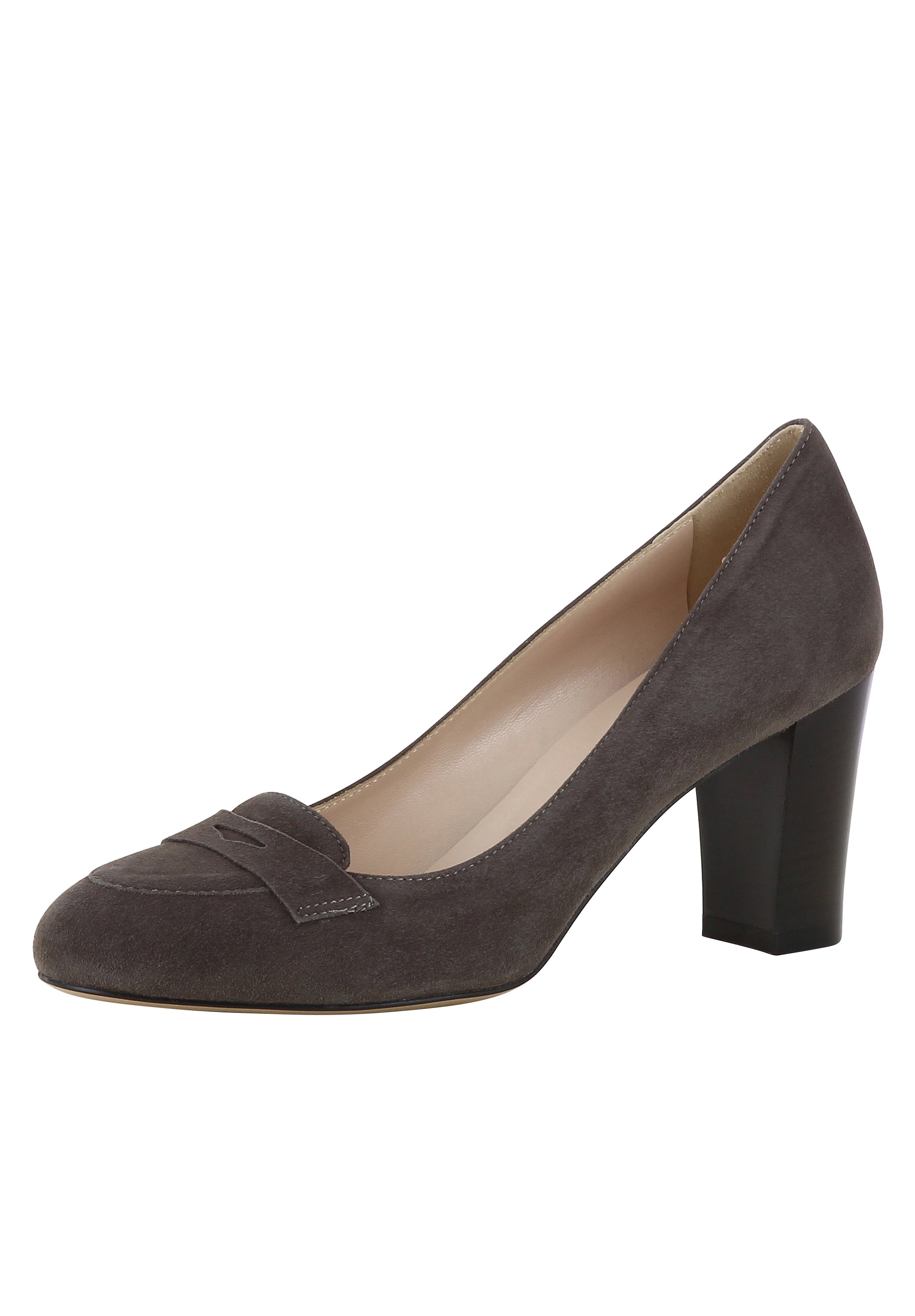 BIANCA Damen Pumps  -  Glattleder fango