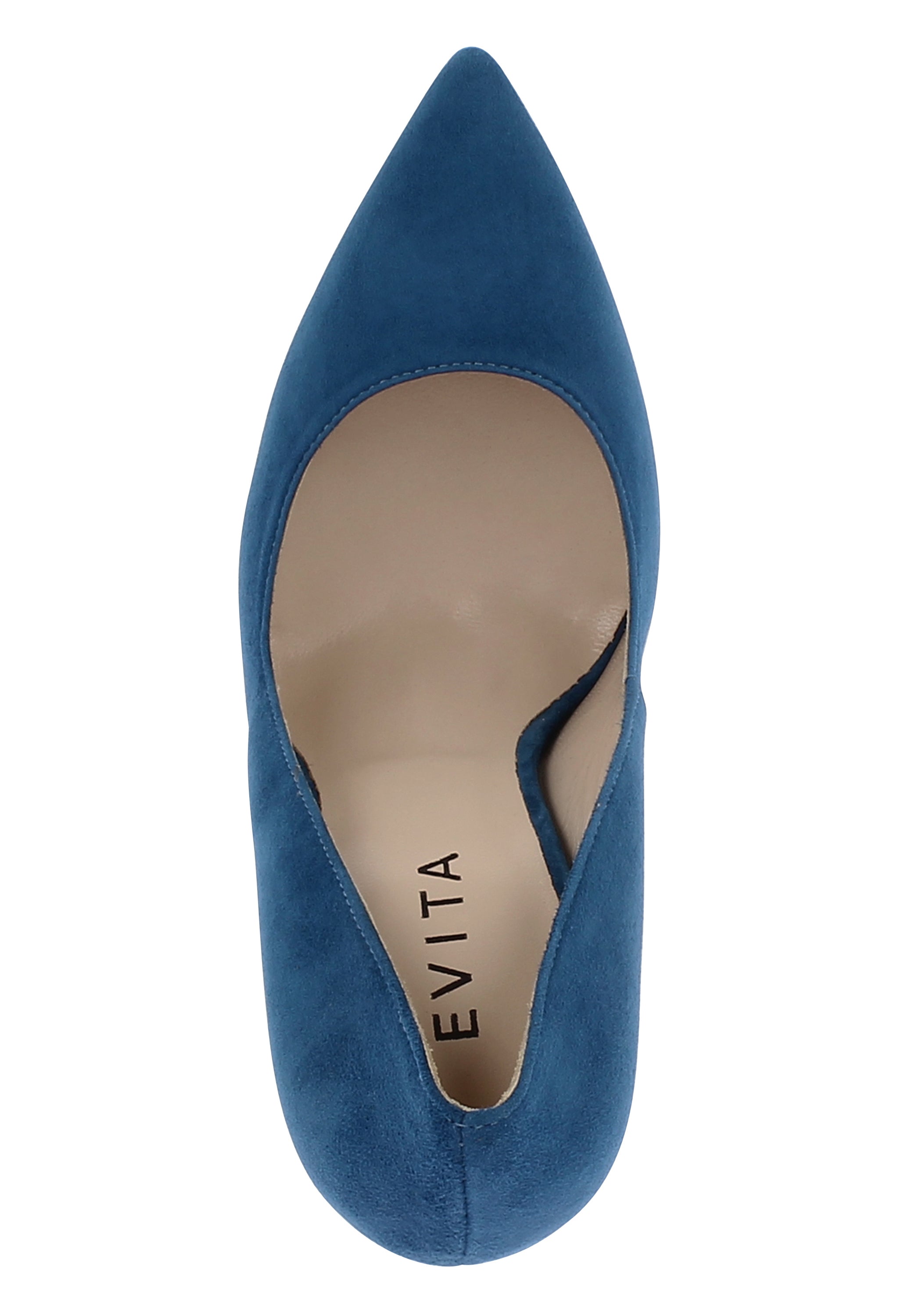 LISA Damen Pumps  -  Glattleder blau